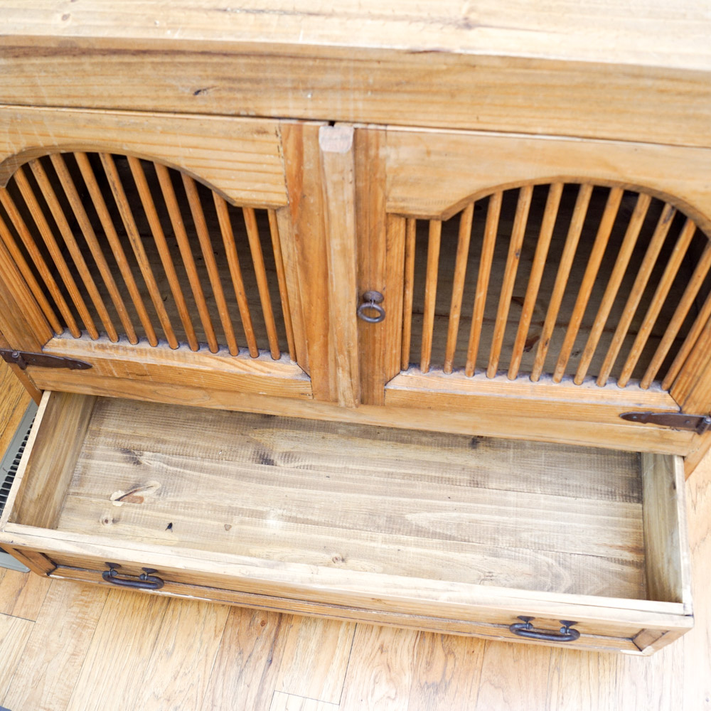Rustic Pine Cabinet