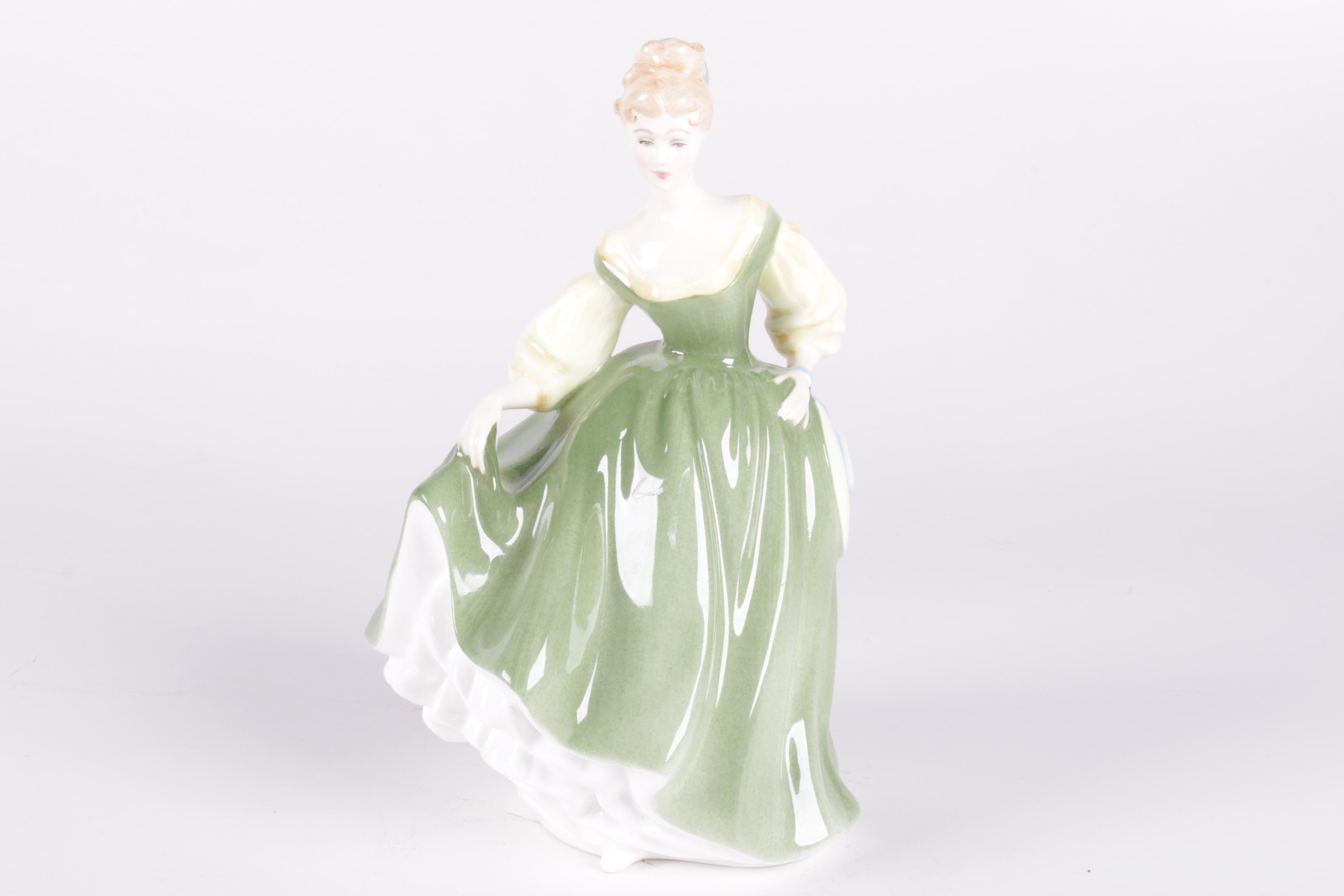 Royal Doulton "Pretty Ladies" Figurine with Vintage Pair