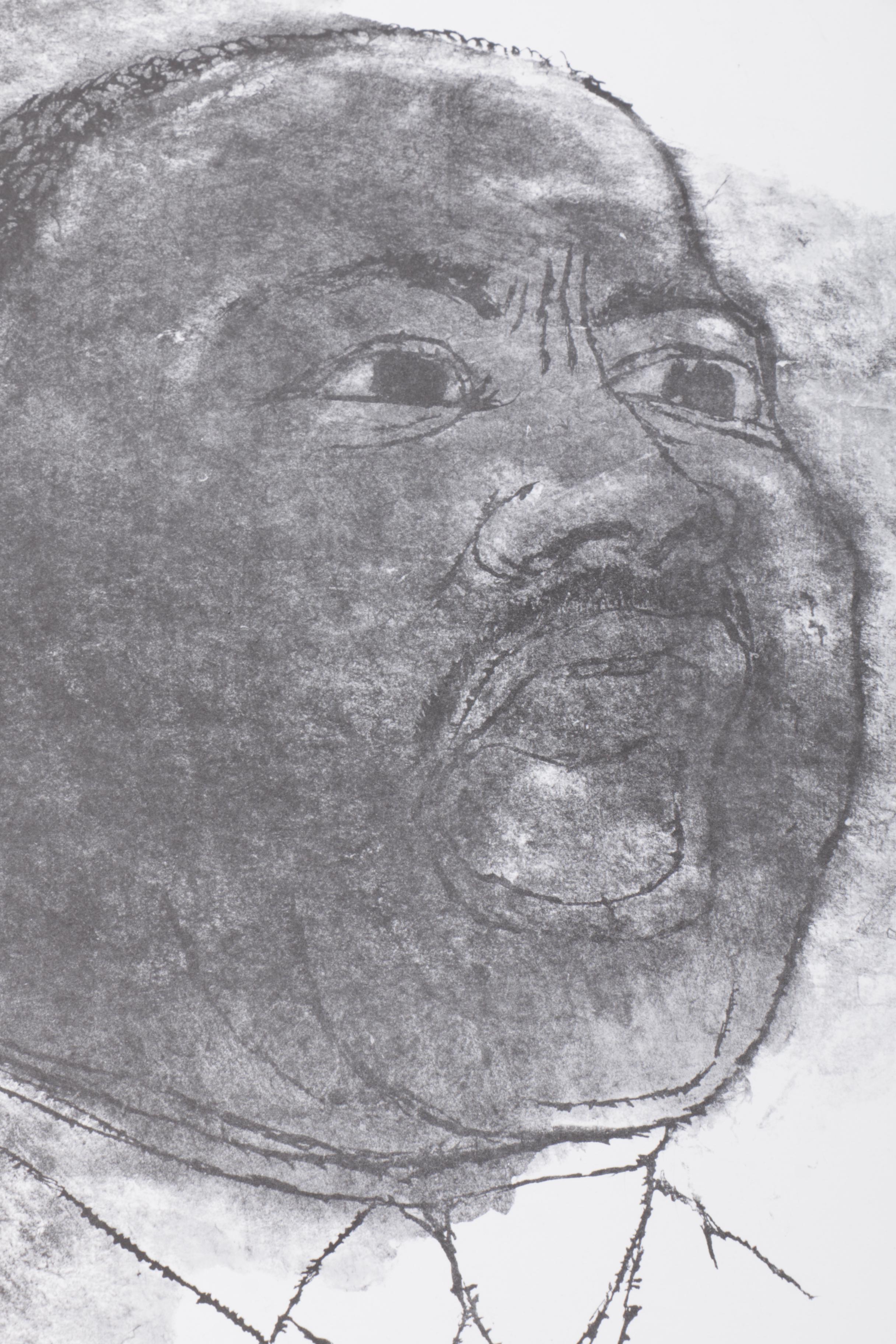Reproduction Print After Ben Shahn "Martin Luther King"