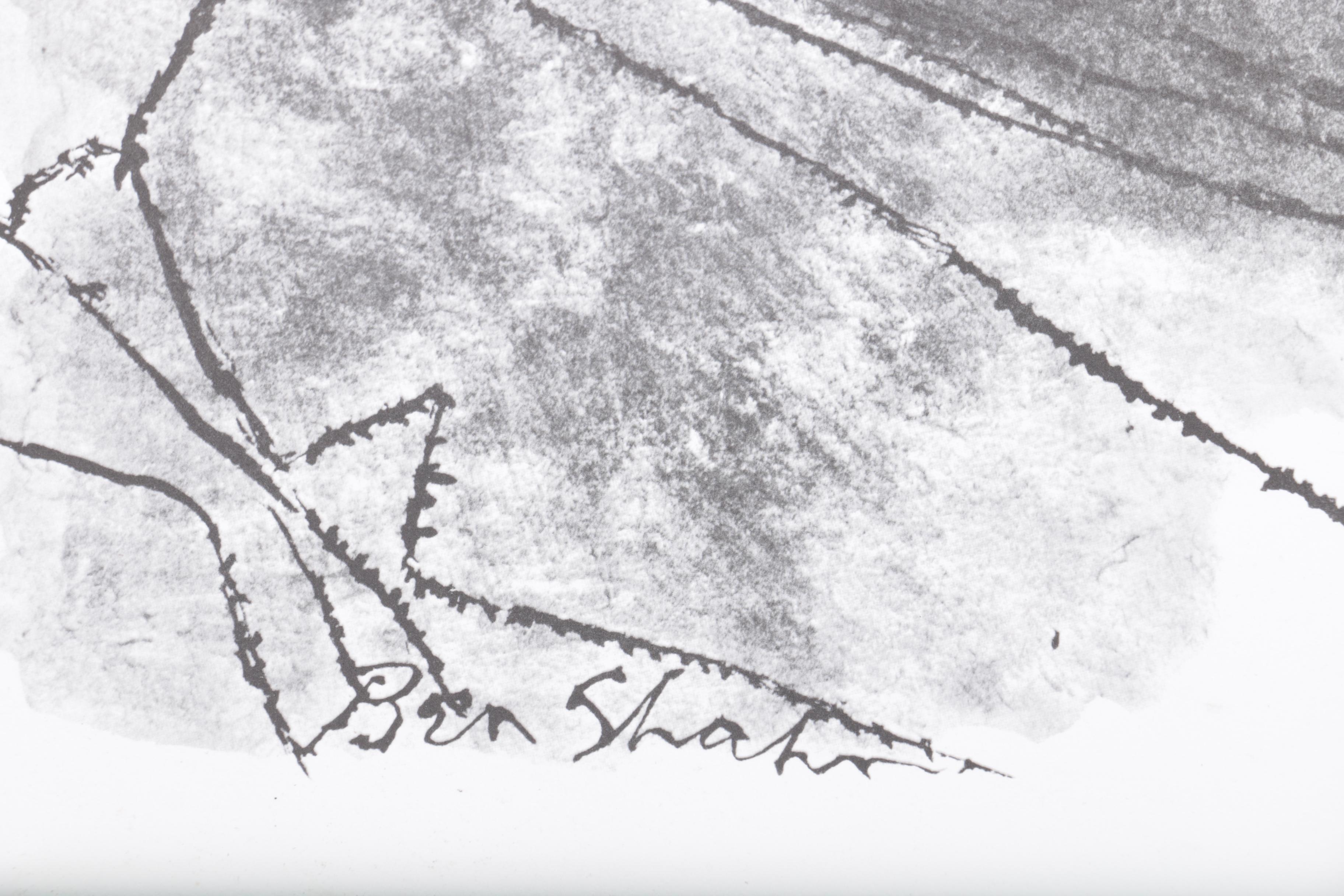 Reproduction Print After Ben Shahn "Martin Luther King"