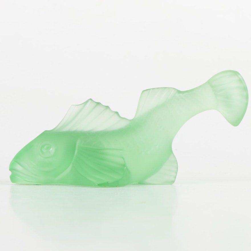 Baccarat Crystal Koi Fish Figurine