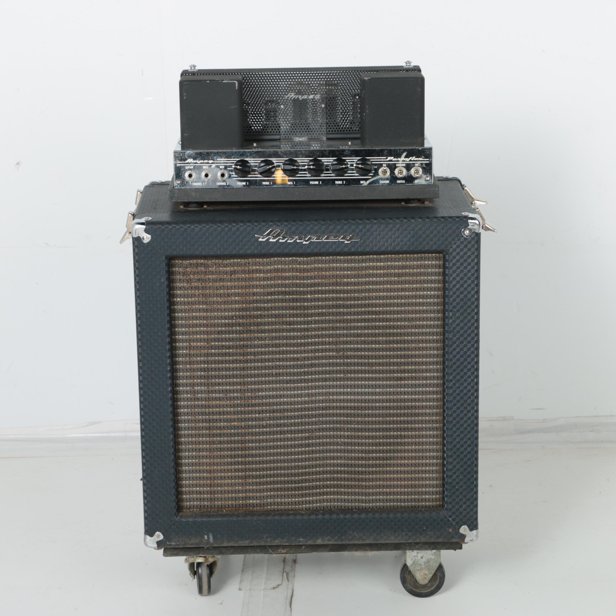 Vintage Ampeg Portaflex Flip-Top Amplifier