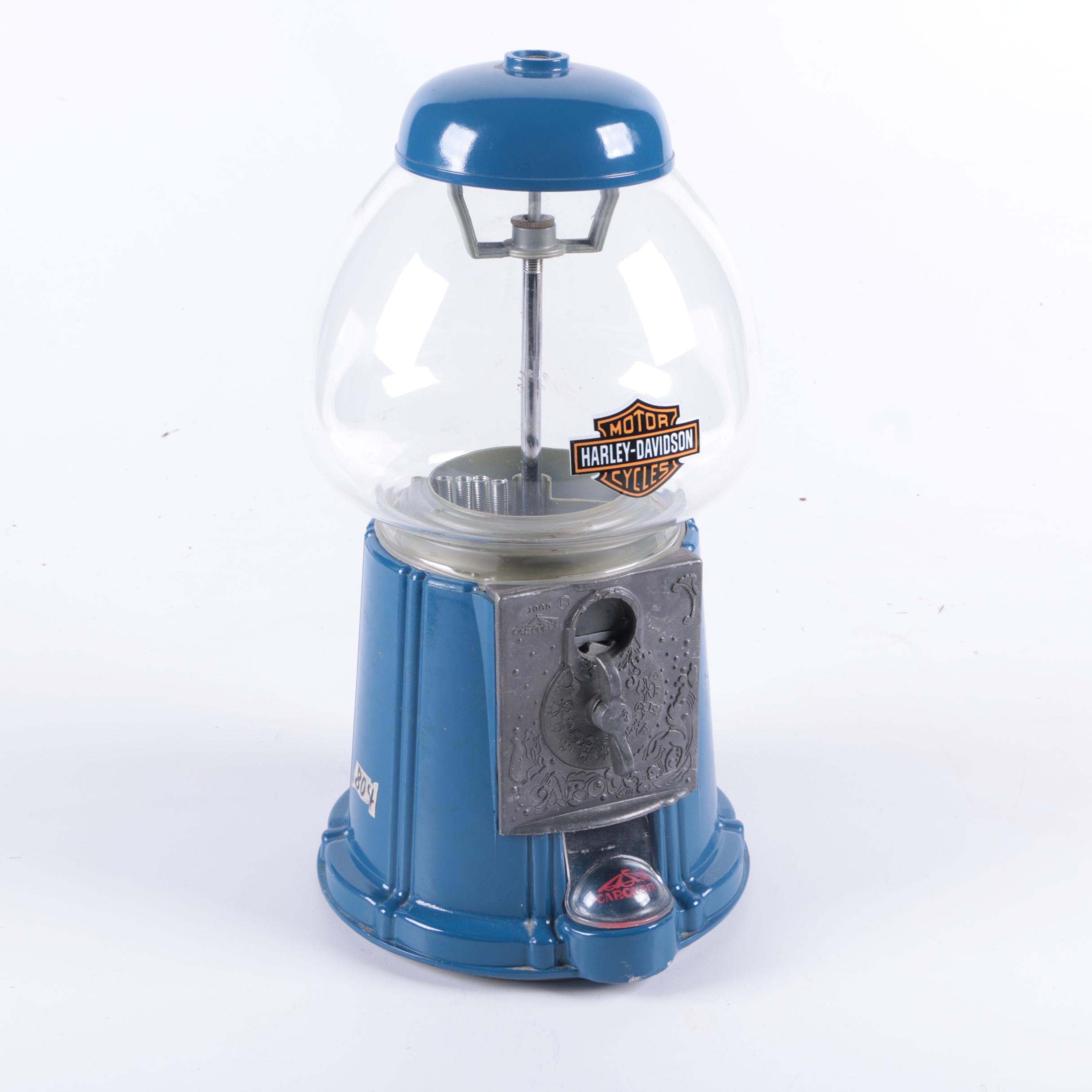 Carousel Miniature Gum Ball Machine