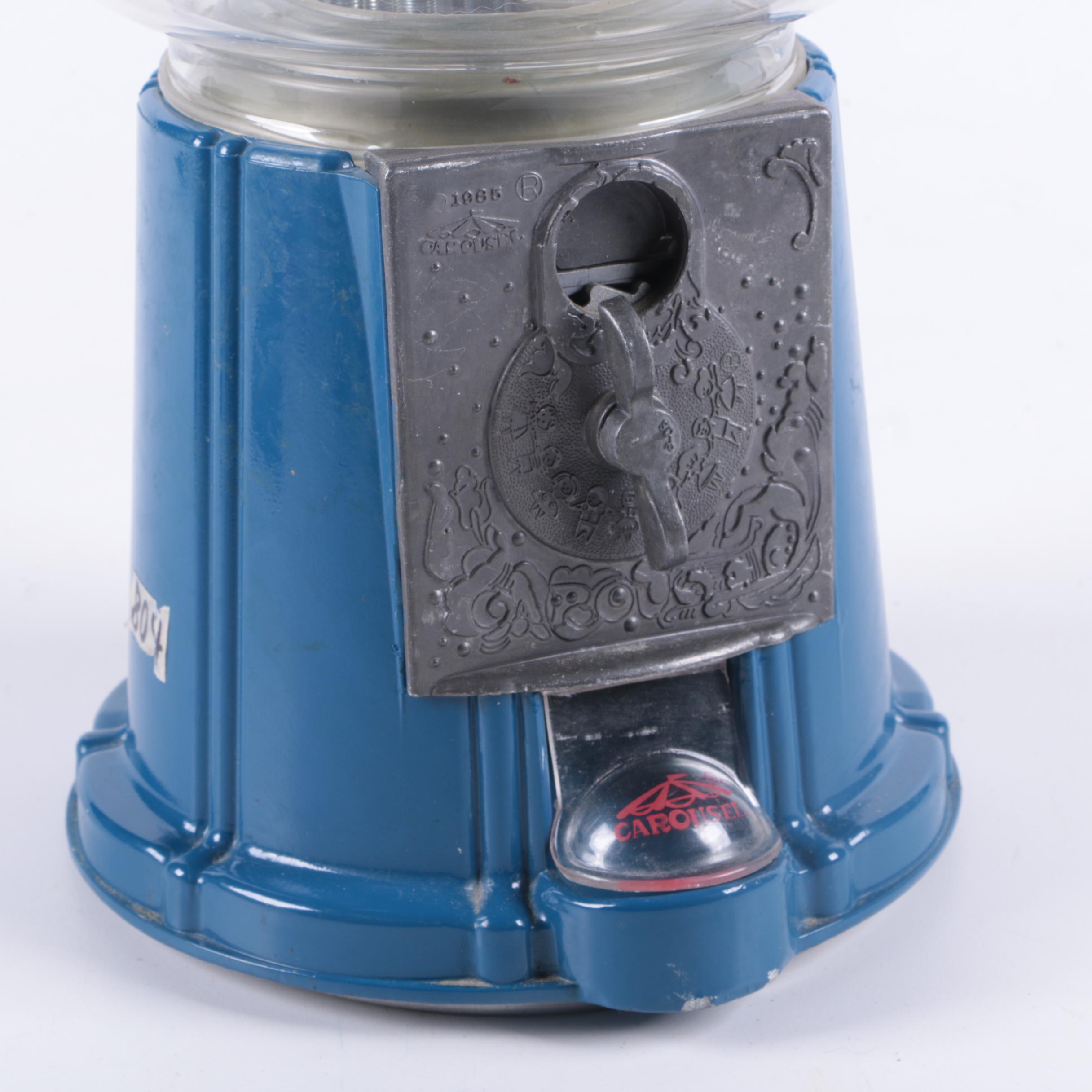 Carousel Miniature Gum Ball Machine