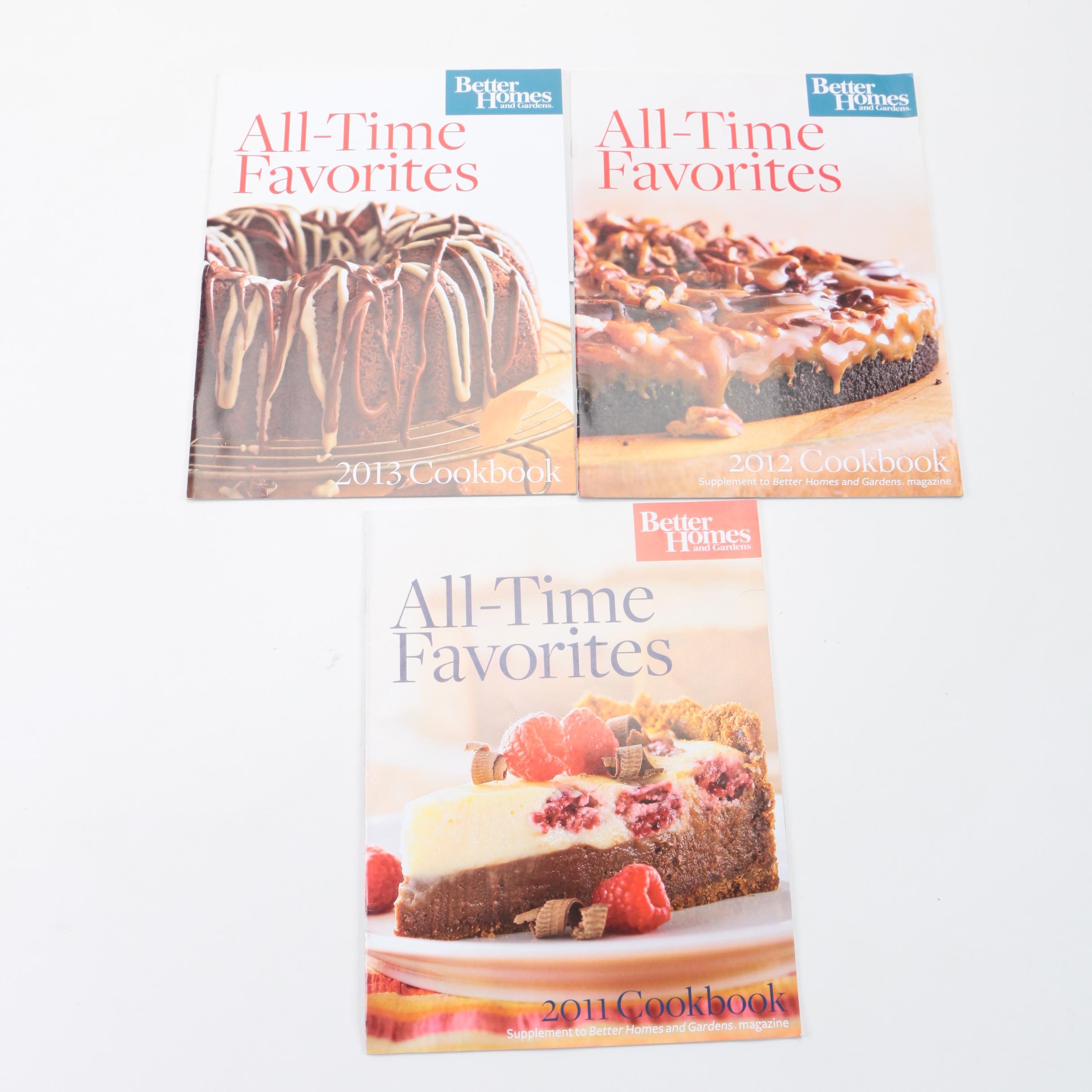 Better Home and Gardens Cookbooks including Betty Crocker