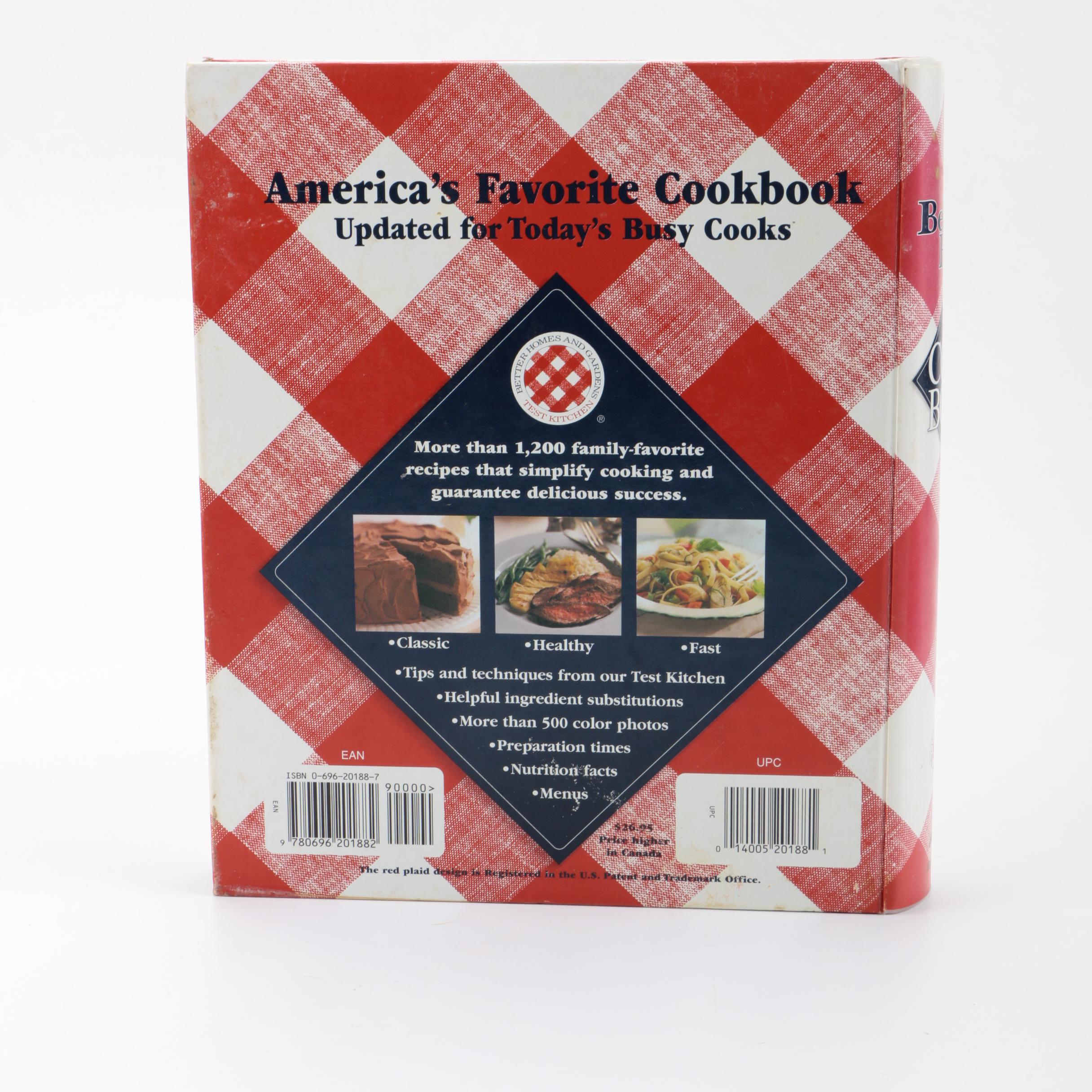 Better Home and Gardens Cookbooks including Betty Crocker