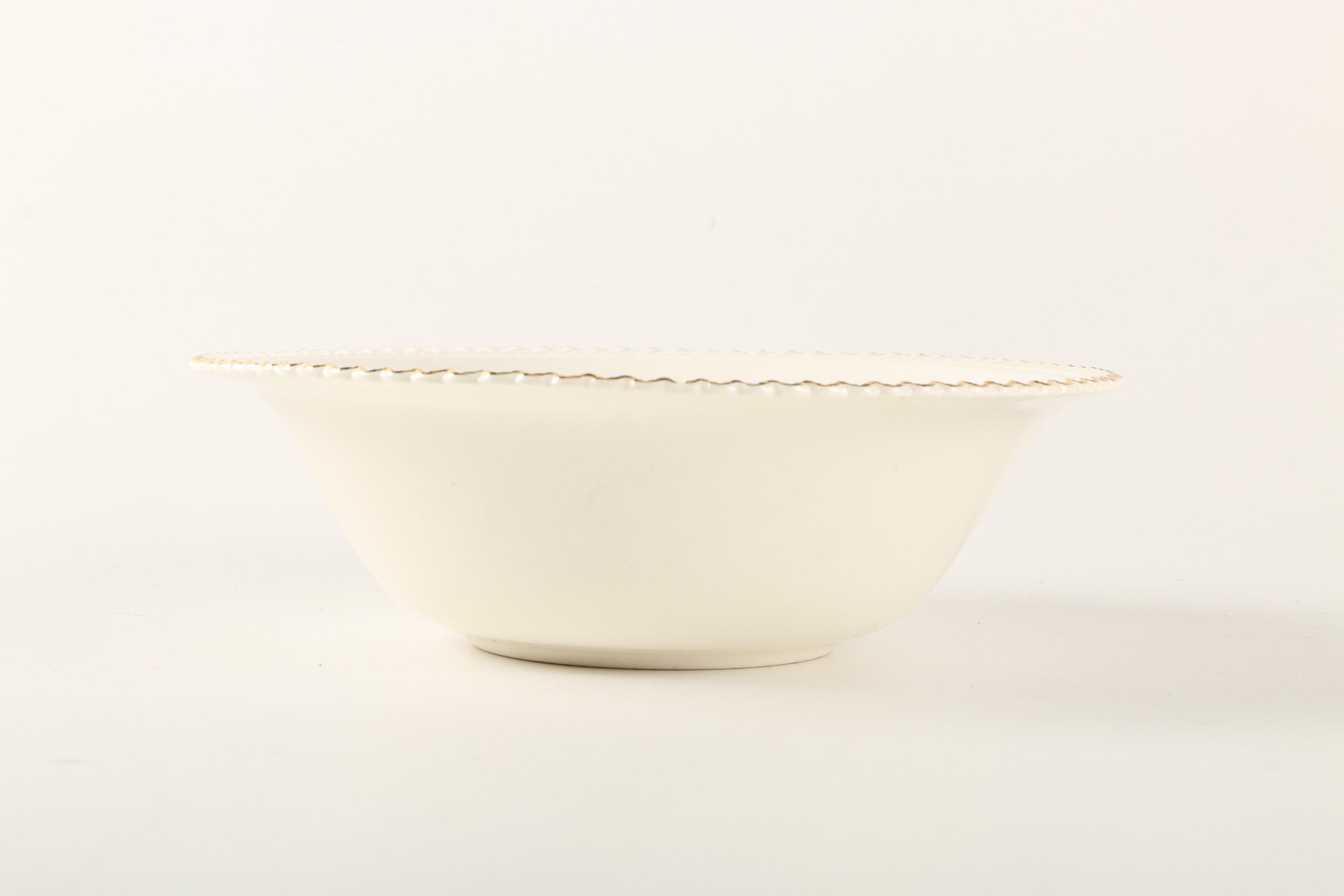 Vintage Harker Pottery "White Rose" Dinnerware