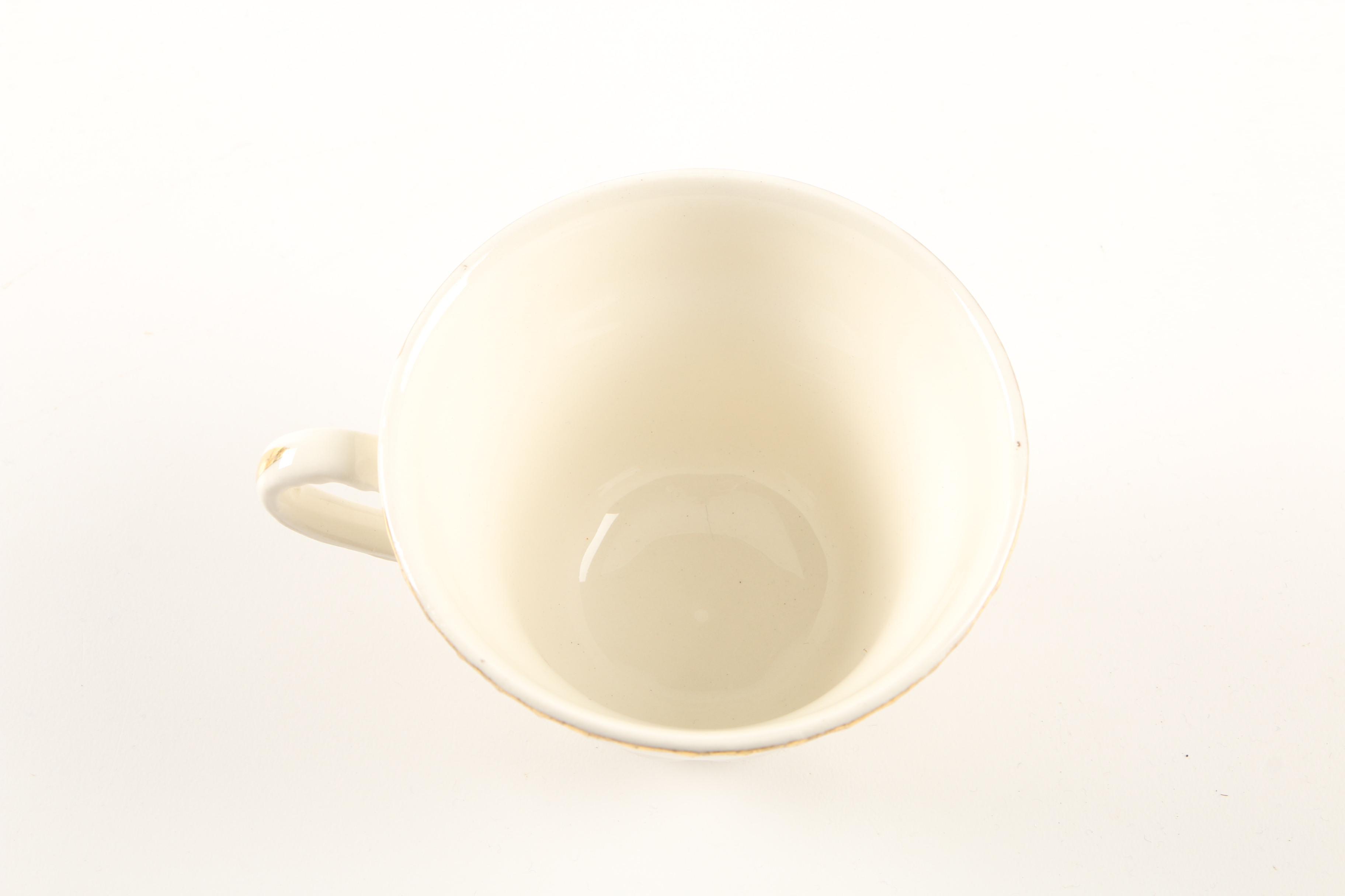 Vintage Harker Pottery "White Rose" Dinnerware