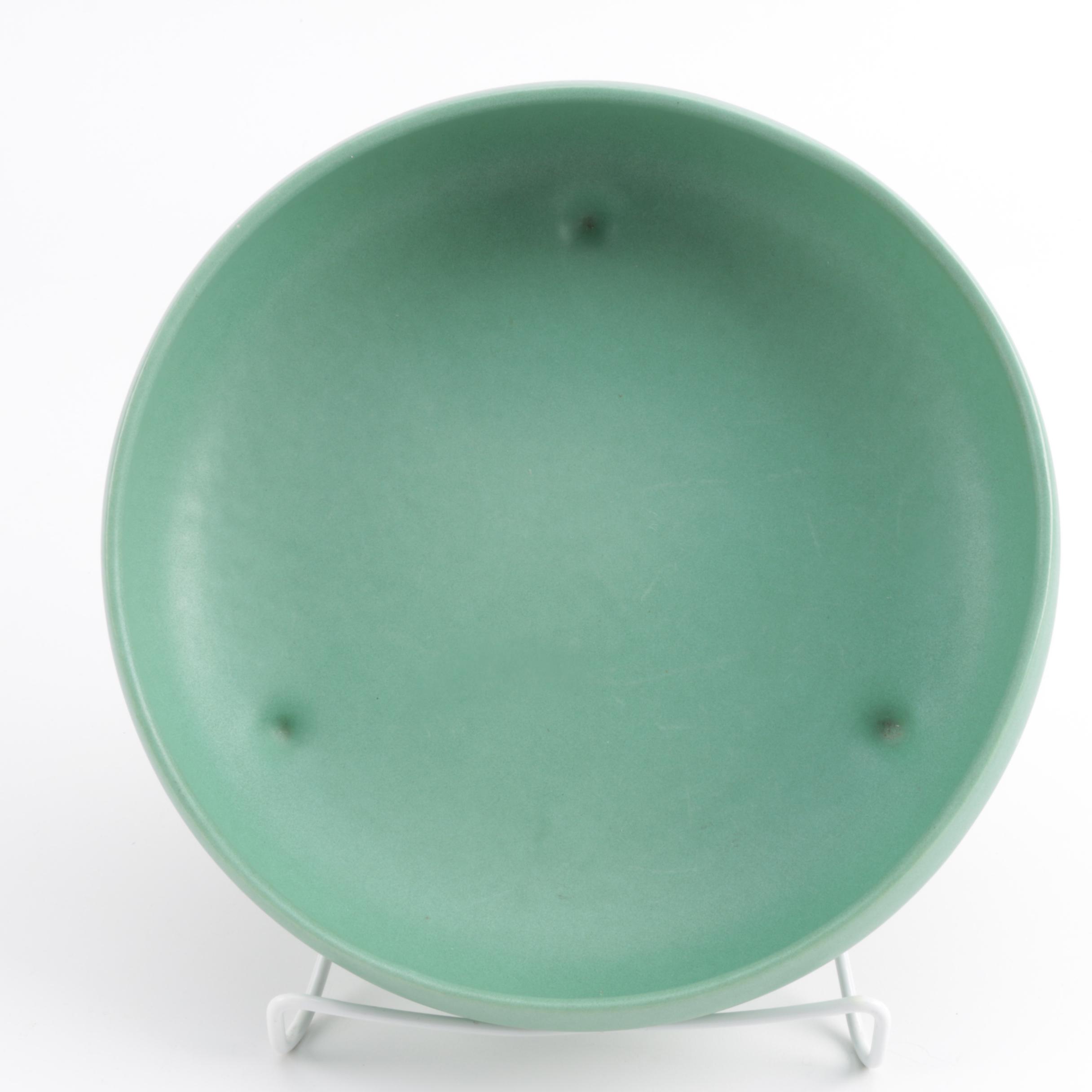 Mid-Century Shawnee Vase, Red Wing Bowl and Decor