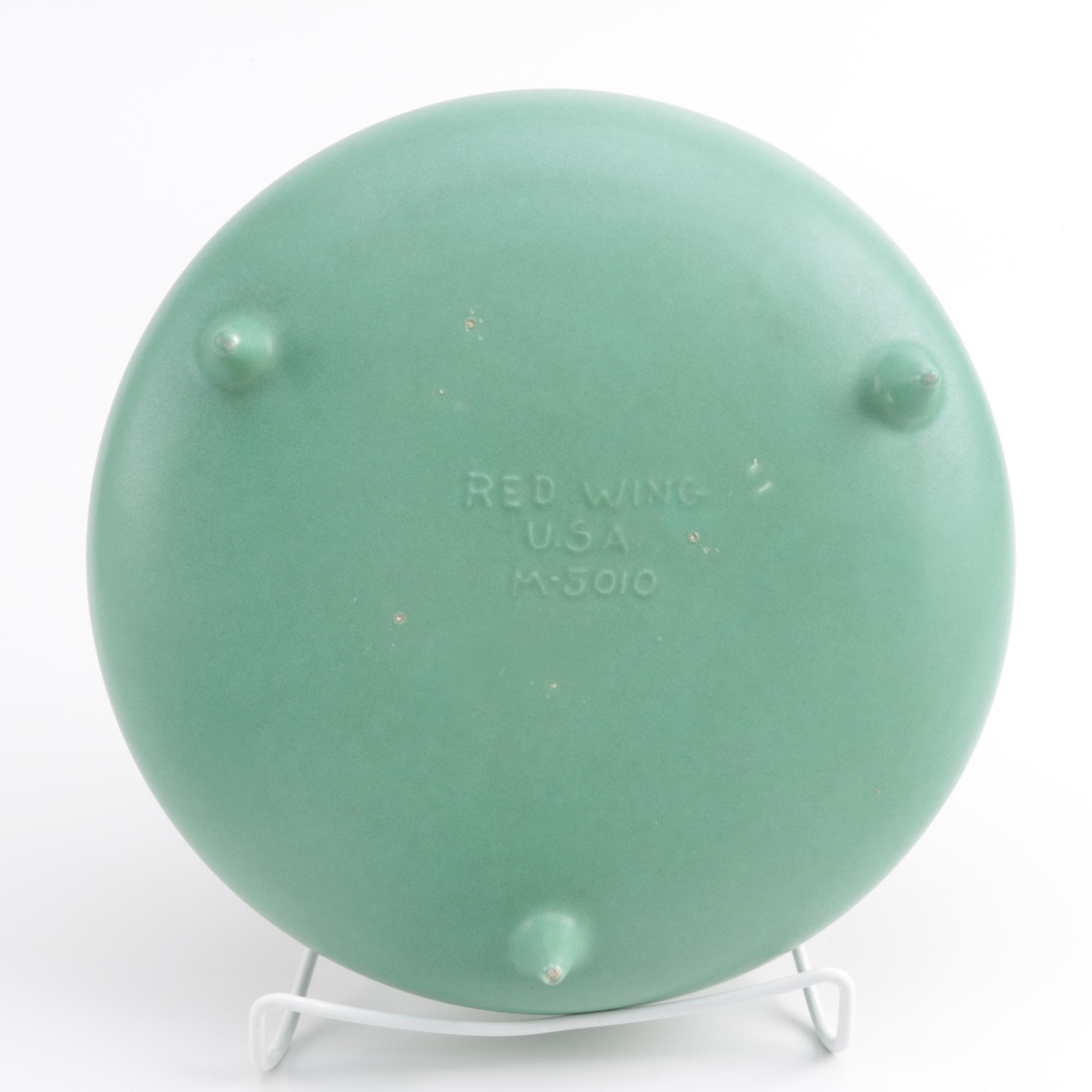 Mid-Century Shawnee Vase, Red Wing Bowl and Decor