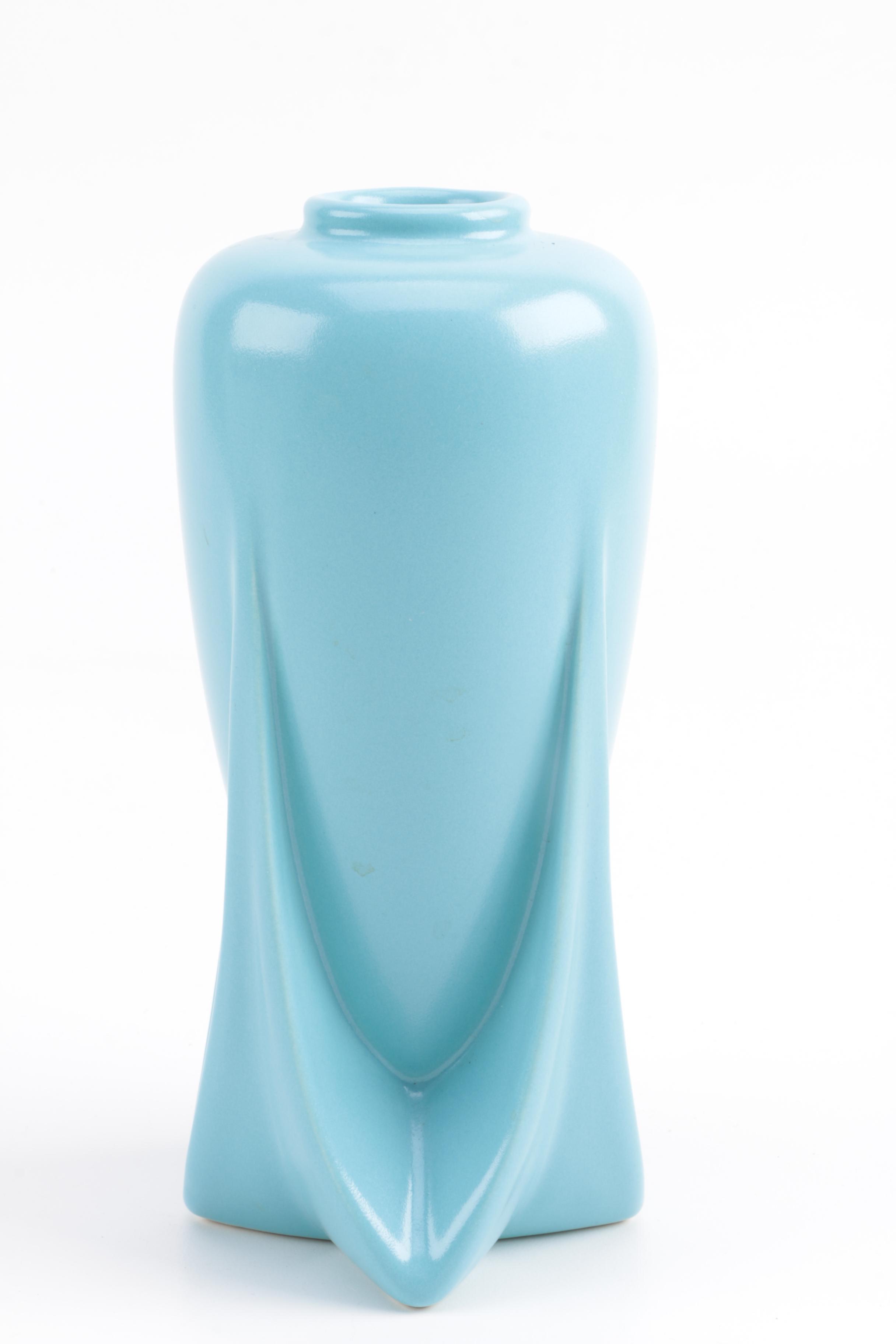 Mid-Century Shawnee Vase, Red Wing Bowl and Decor