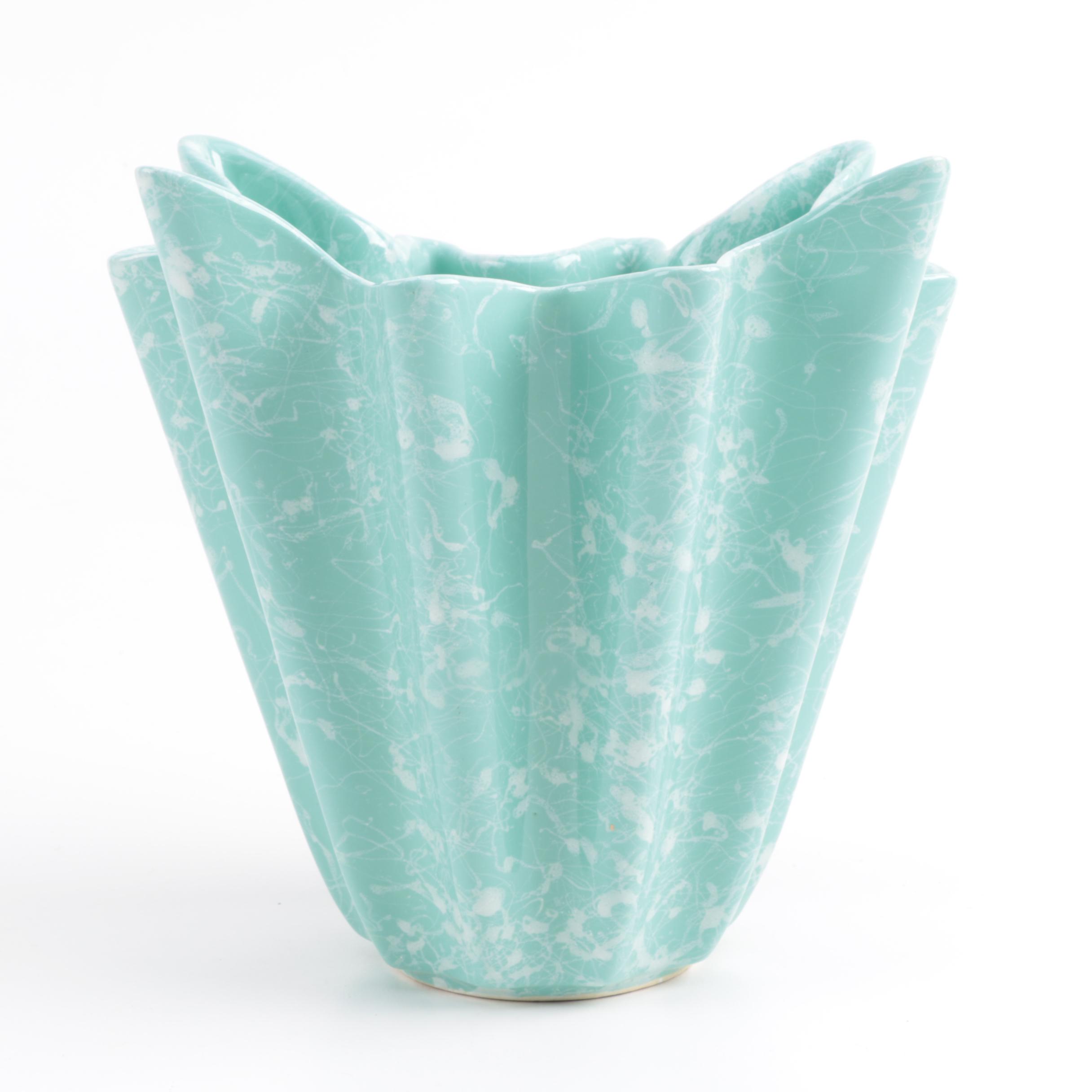 Mid-Century Shawnee Vase, Red Wing Bowl and Decor