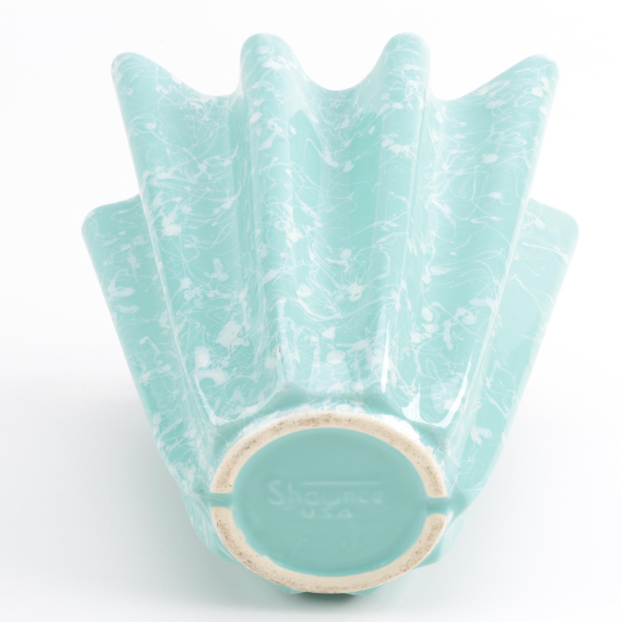 Mid-Century Shawnee Vase, Red Wing Bowl and Decor