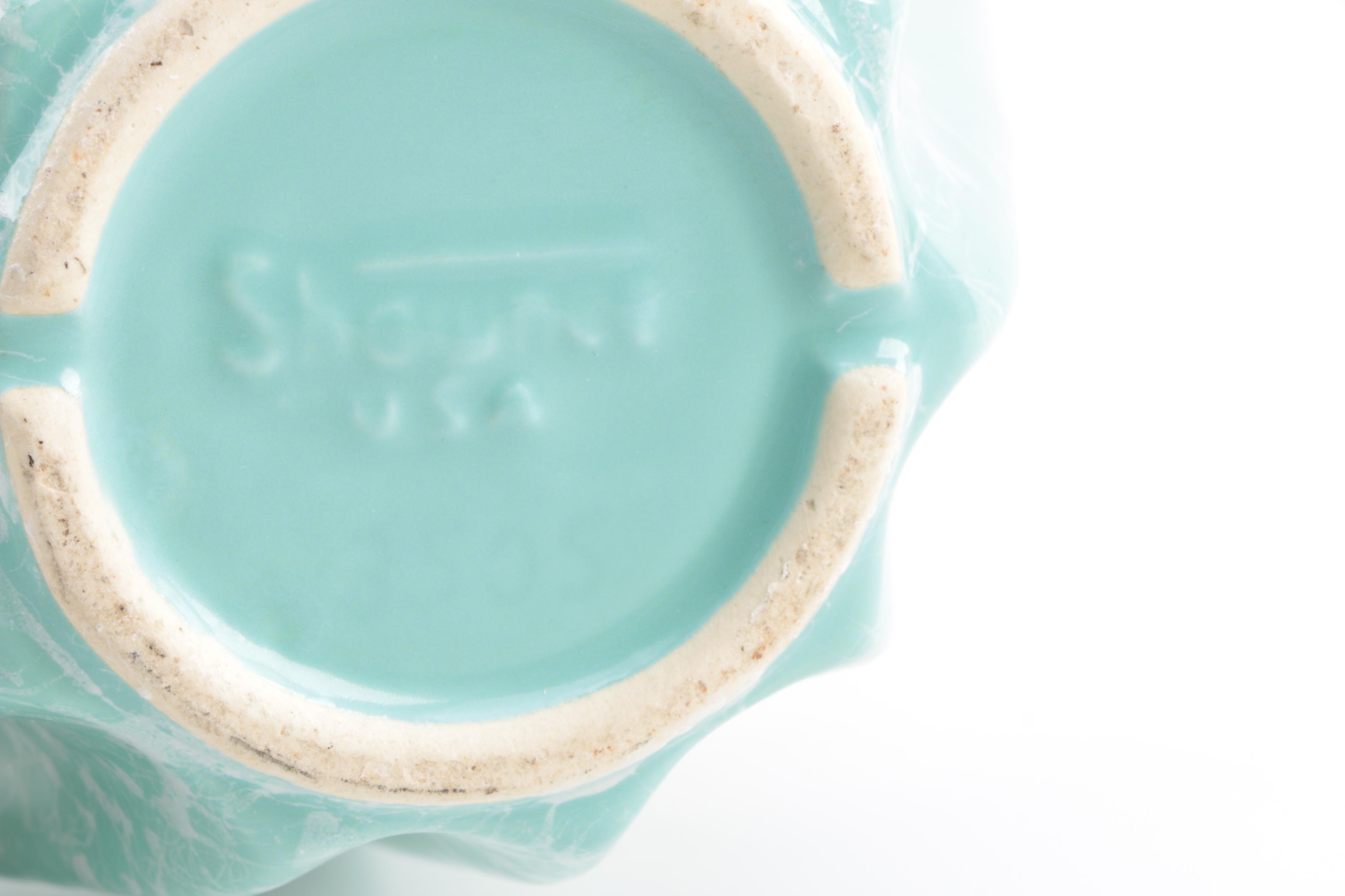 Mid-Century Shawnee Vase, Red Wing Bowl and Decor