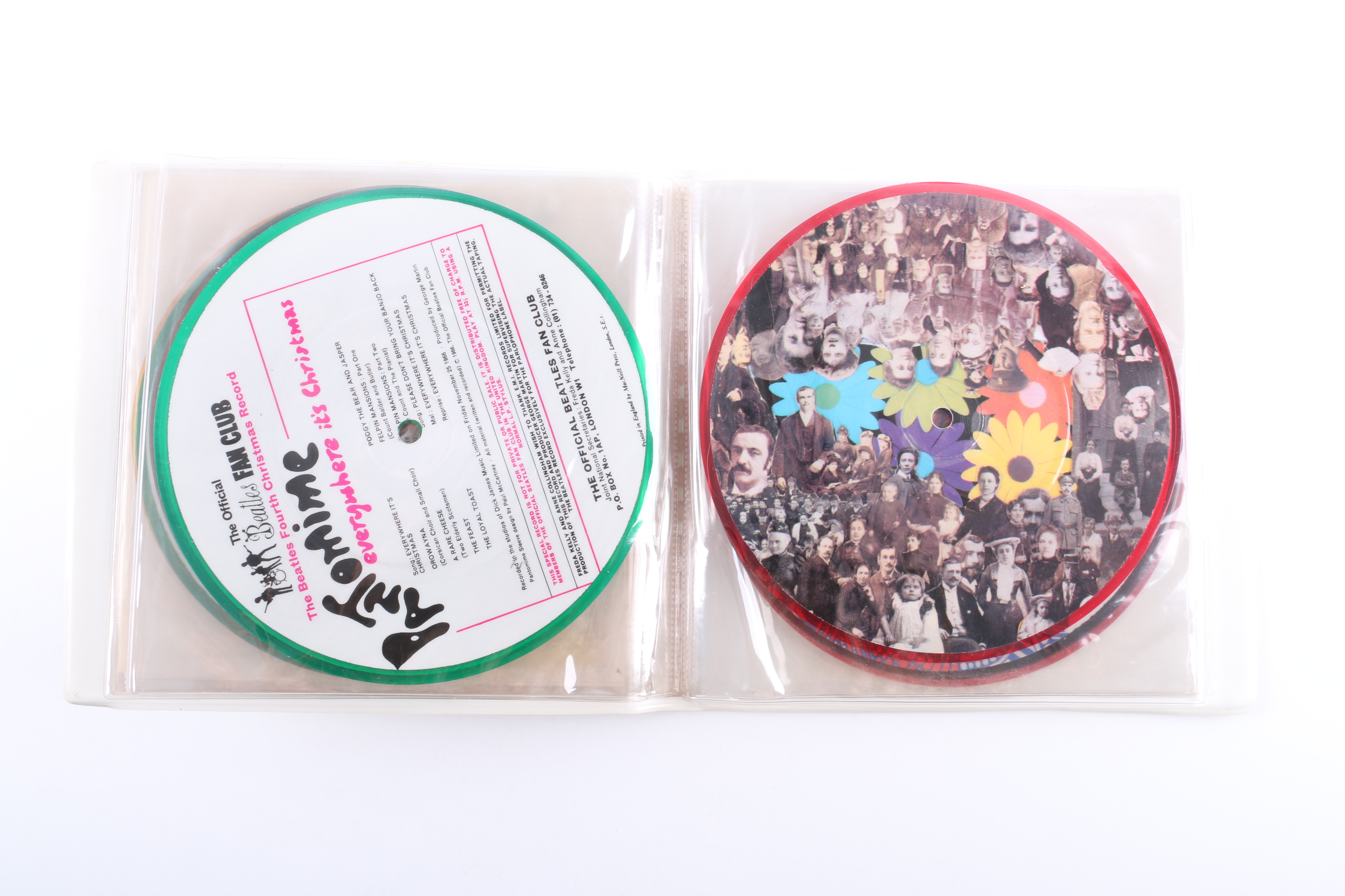 The Beatles "Christmas Collection" Official Fan Club Picture Disc Box Set