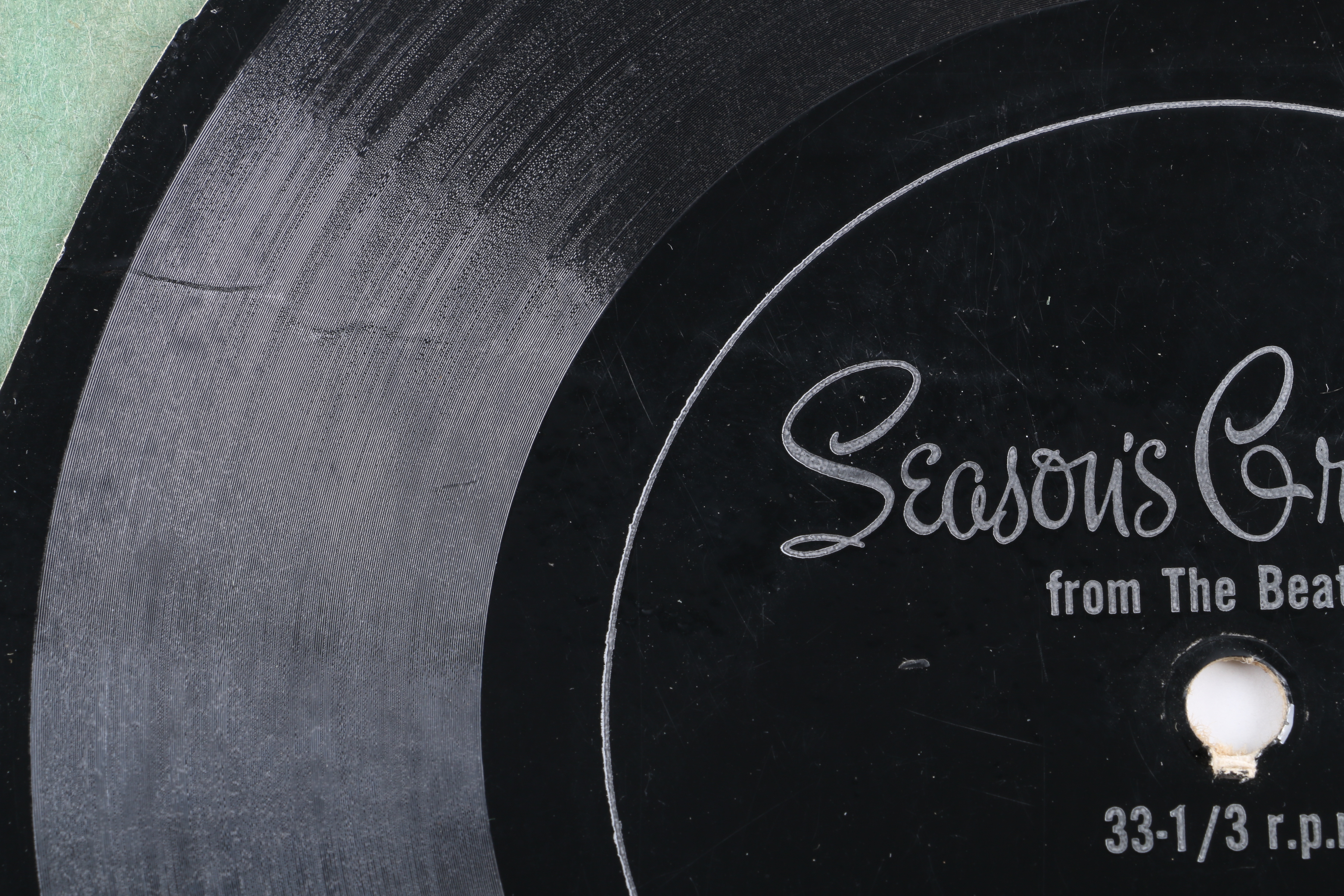 The Beatles "Season's Greetings" 1967 Fan Club One-Sided Flexi Disc