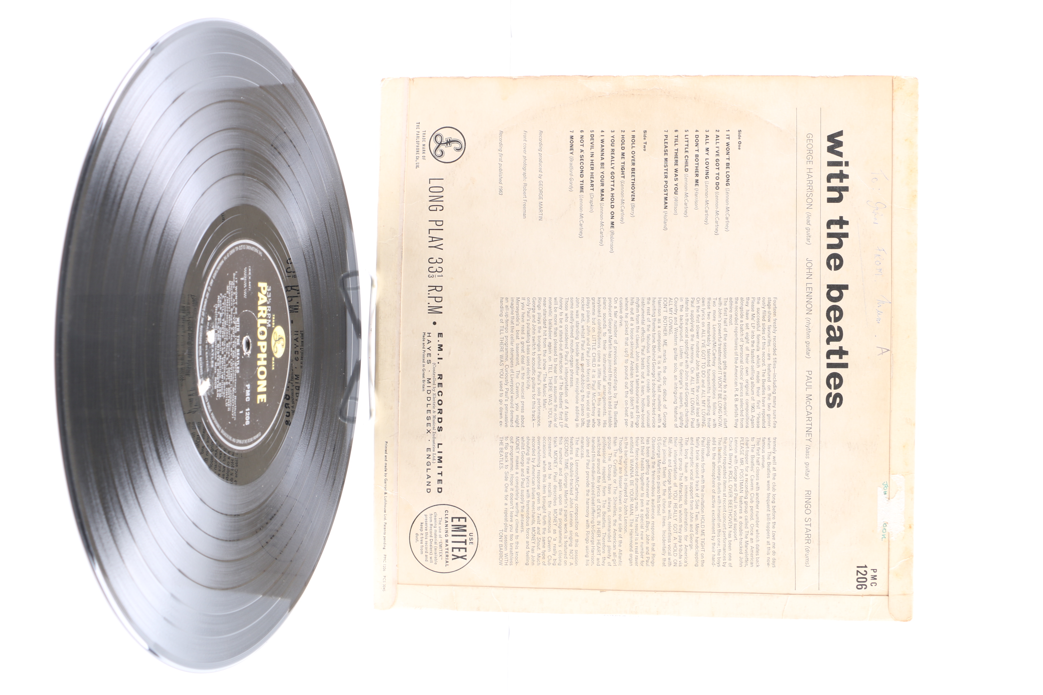 "With the Beatles" Original UK Mono Pressing LP