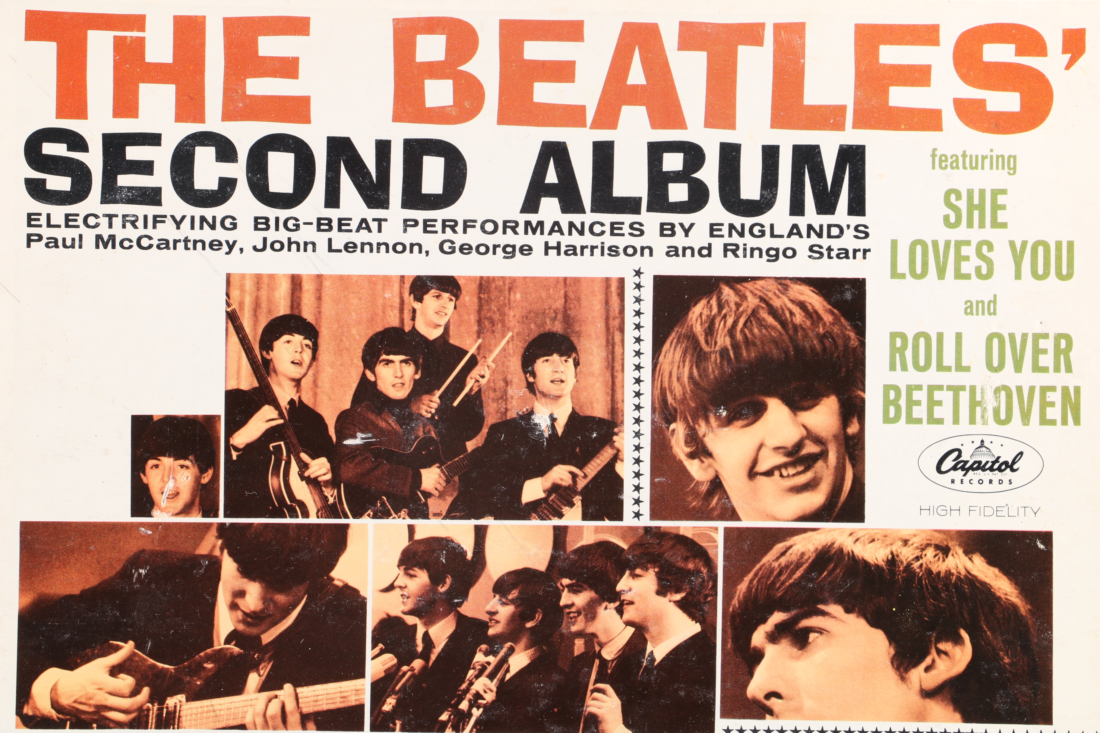 "The Beatles' Second Album" Original US Mono Pressing LP