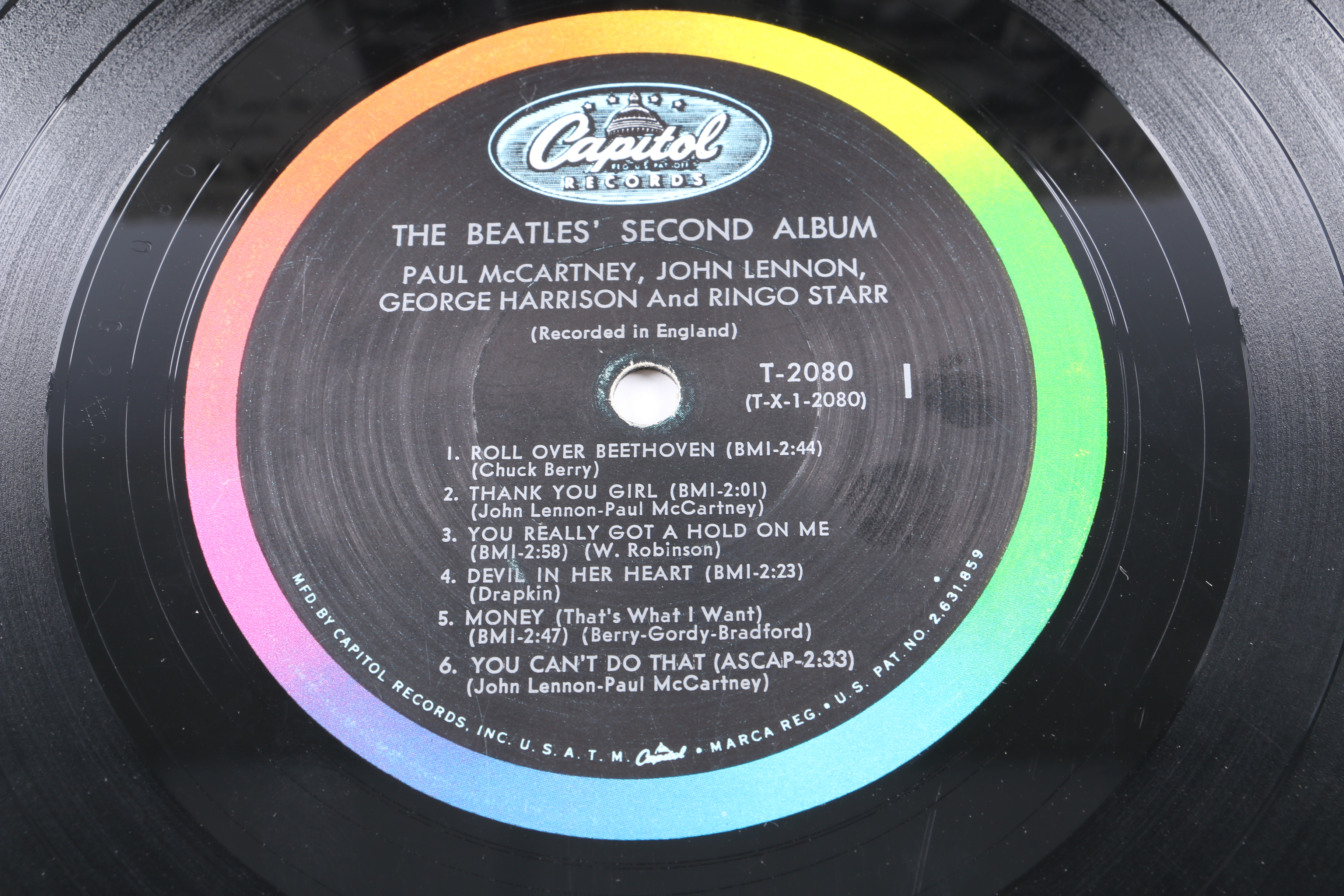 "The Beatles' Second Album" Original US Mono Pressing LP