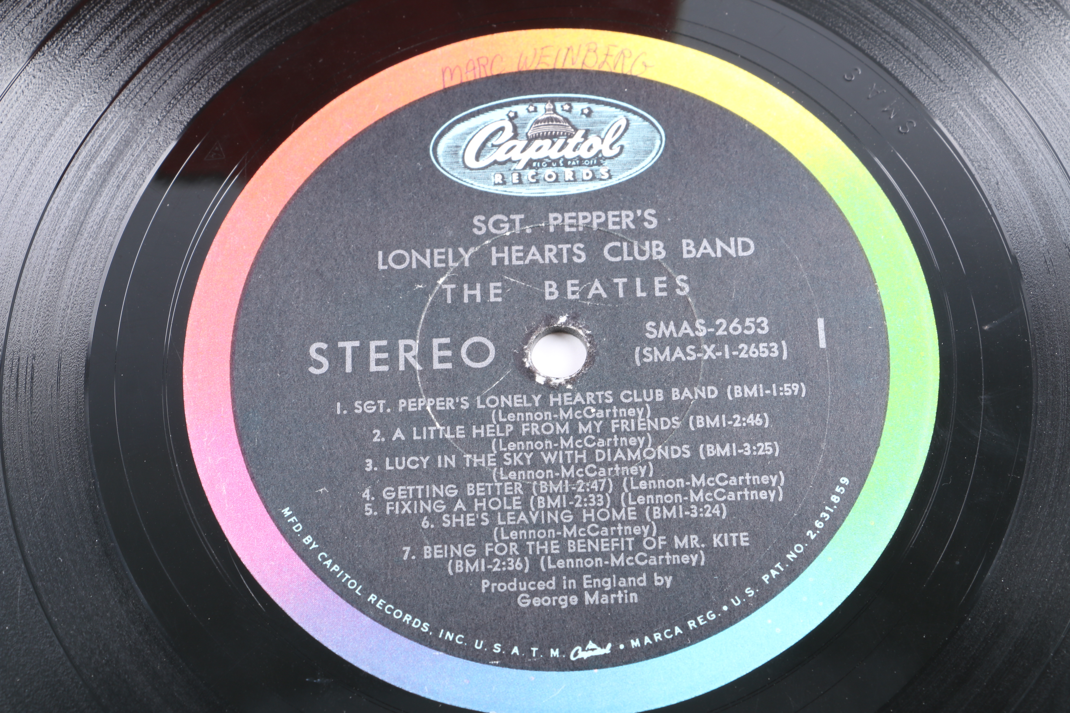 The Beatles "Sgt. Pepper" Original US Stereo Pressing LP