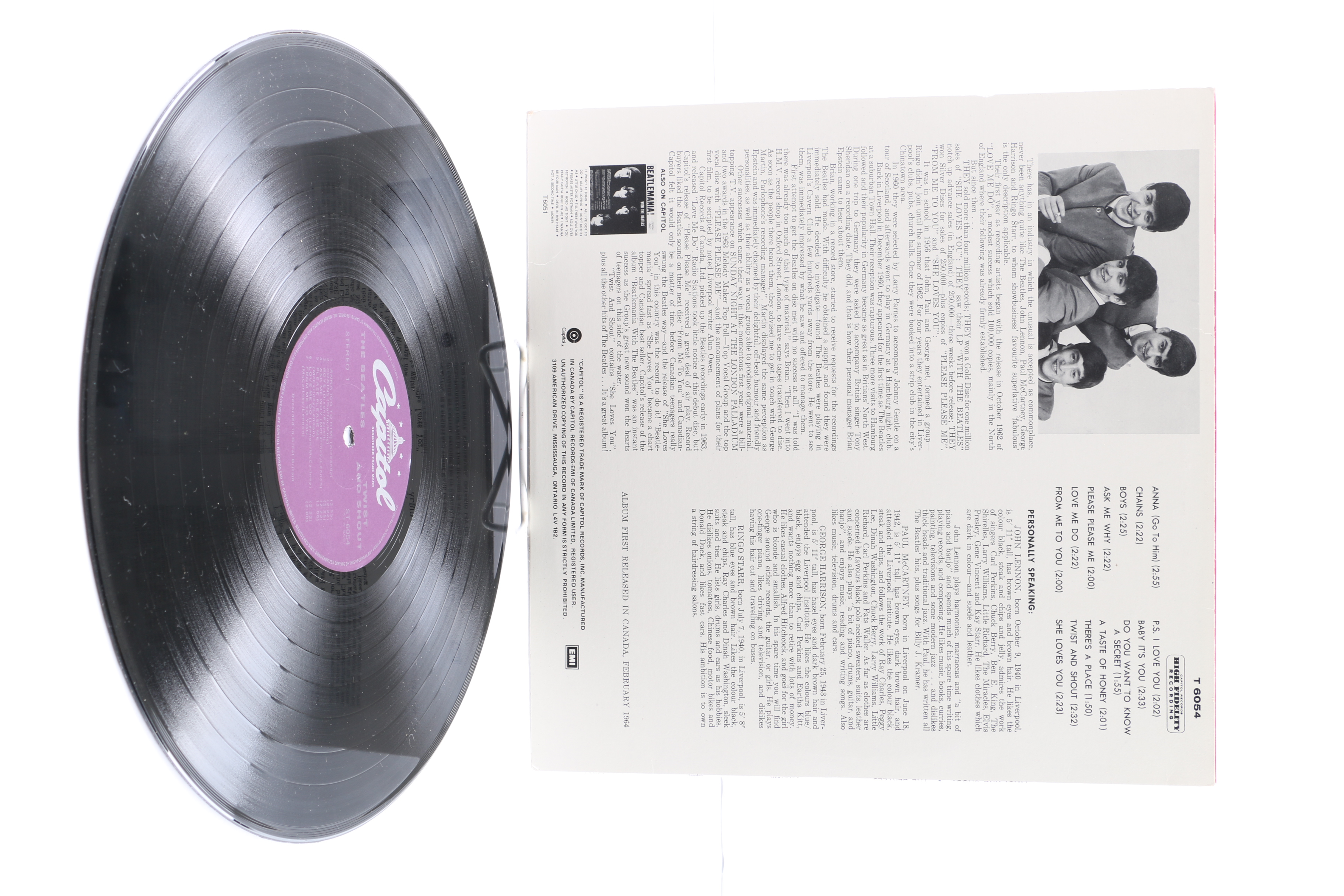 The Beatles "Twist And Shout" Canadian Stereo Pressing LP