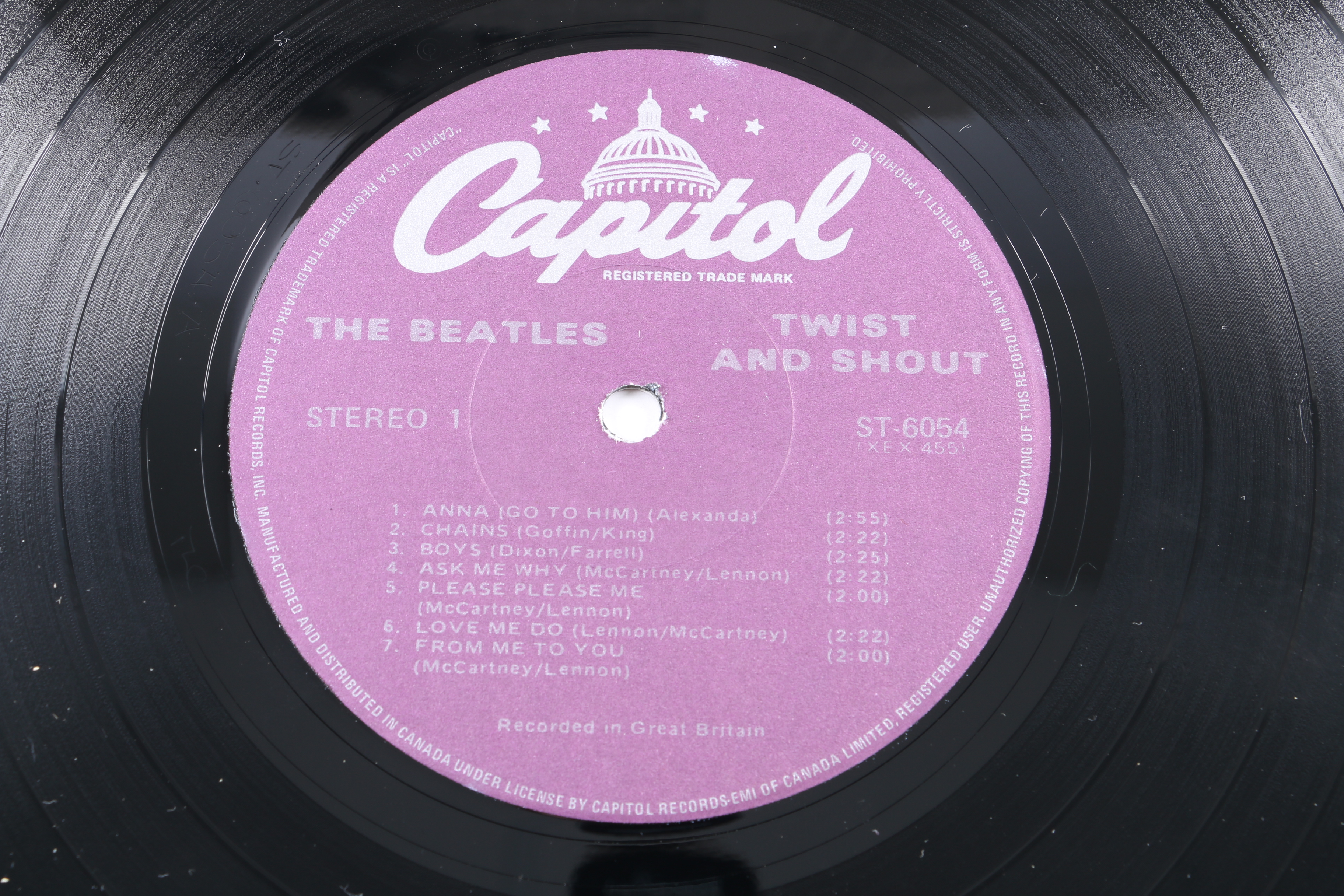 The Beatles "Twist And Shout" Canadian Stereo Pressing LP