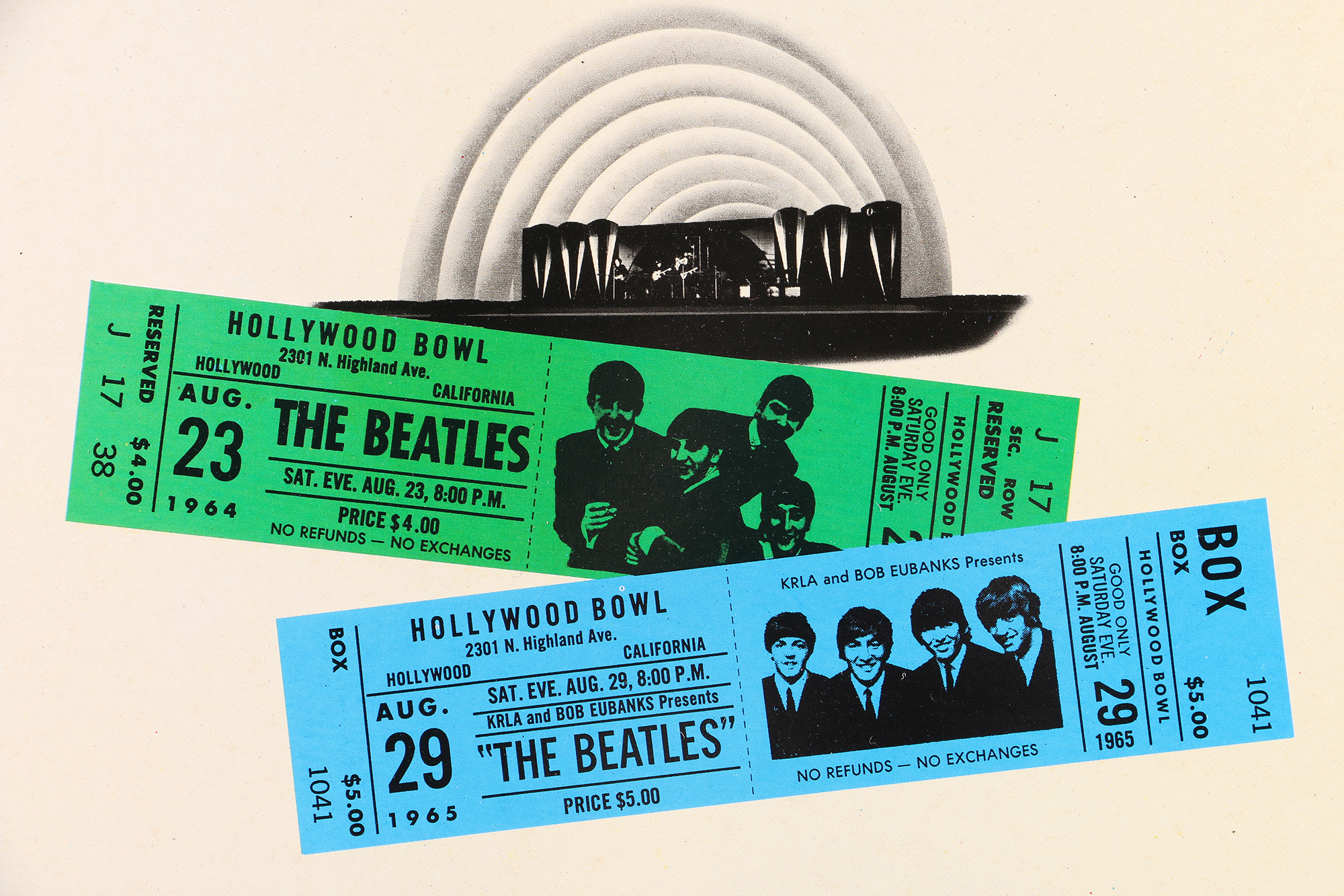 The Beatles "At The Hollywood Bowl" UK Stereo Pressing LP