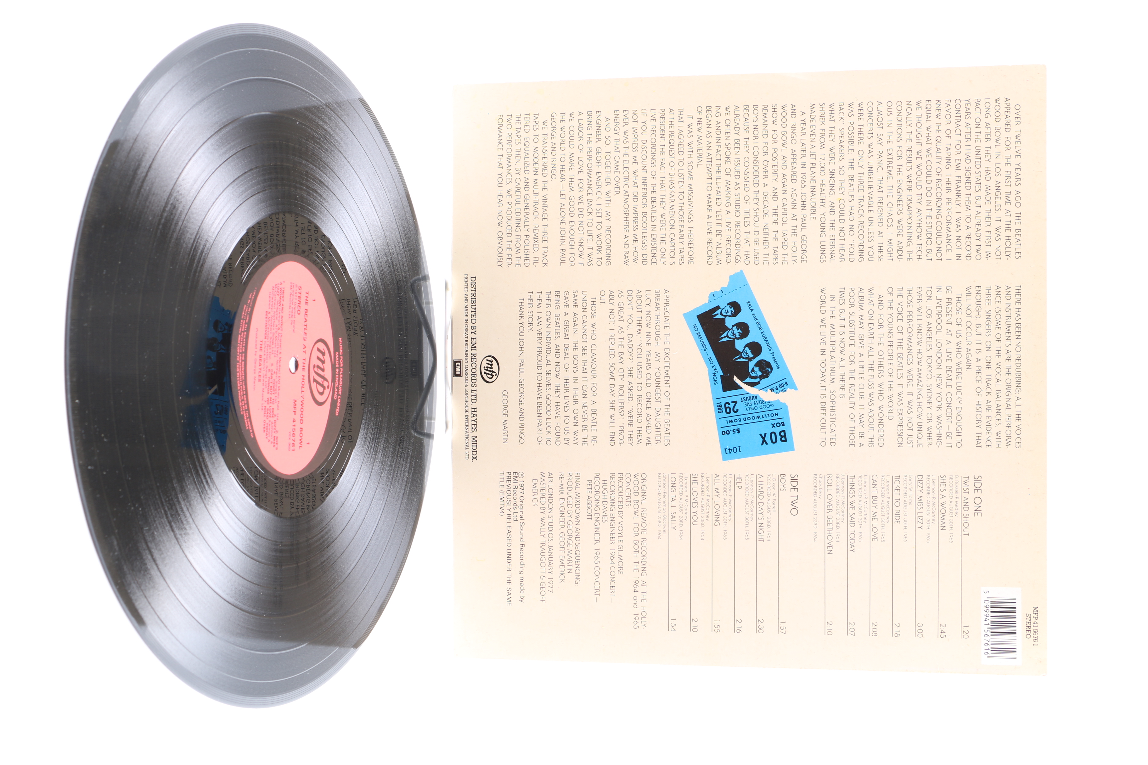 The Beatles "At The Hollywood Bowl" UK Stereo Pressing LP
