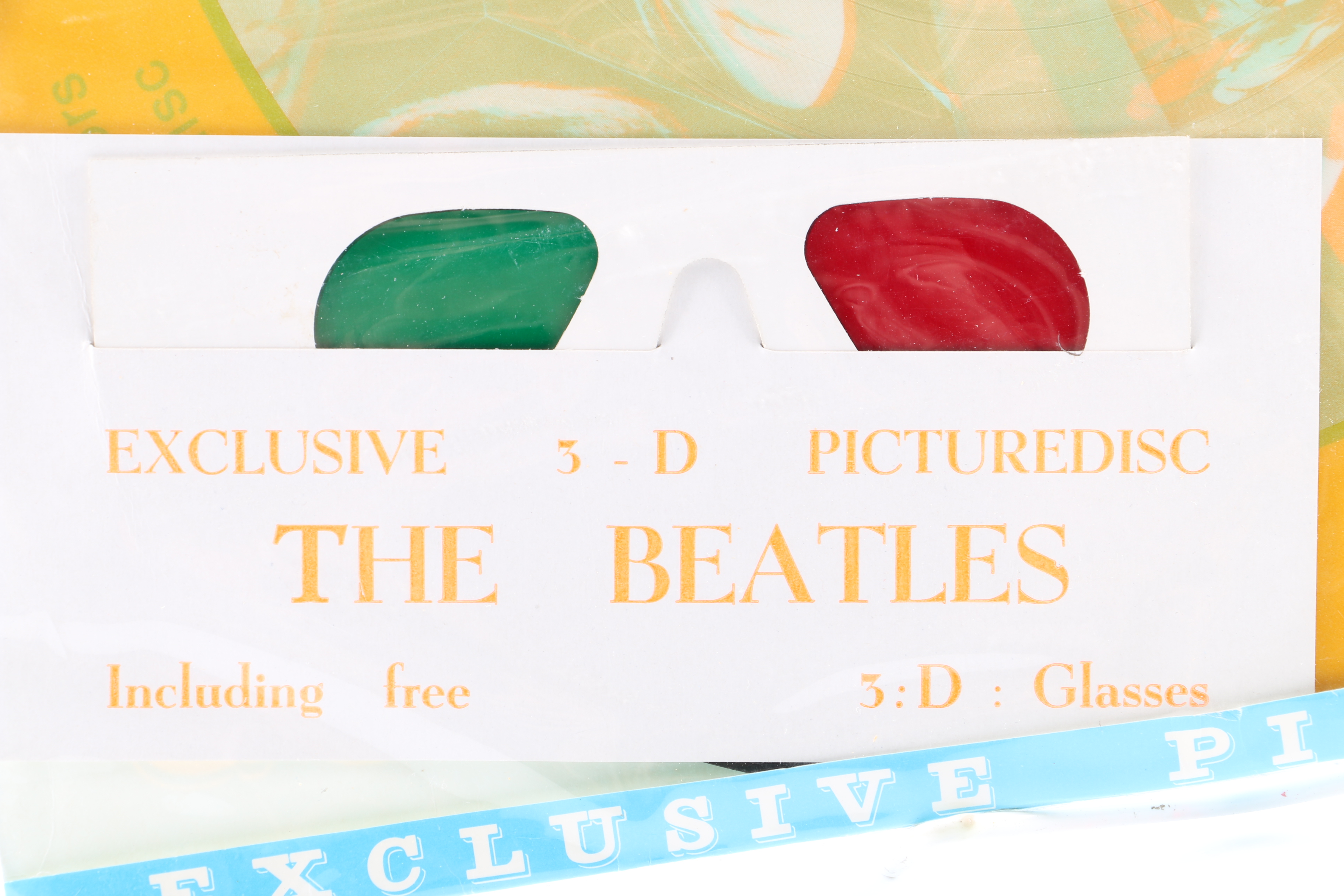 The Beatles "The British Are Coming" 3D Picture Disc with Original 3-D Glasses