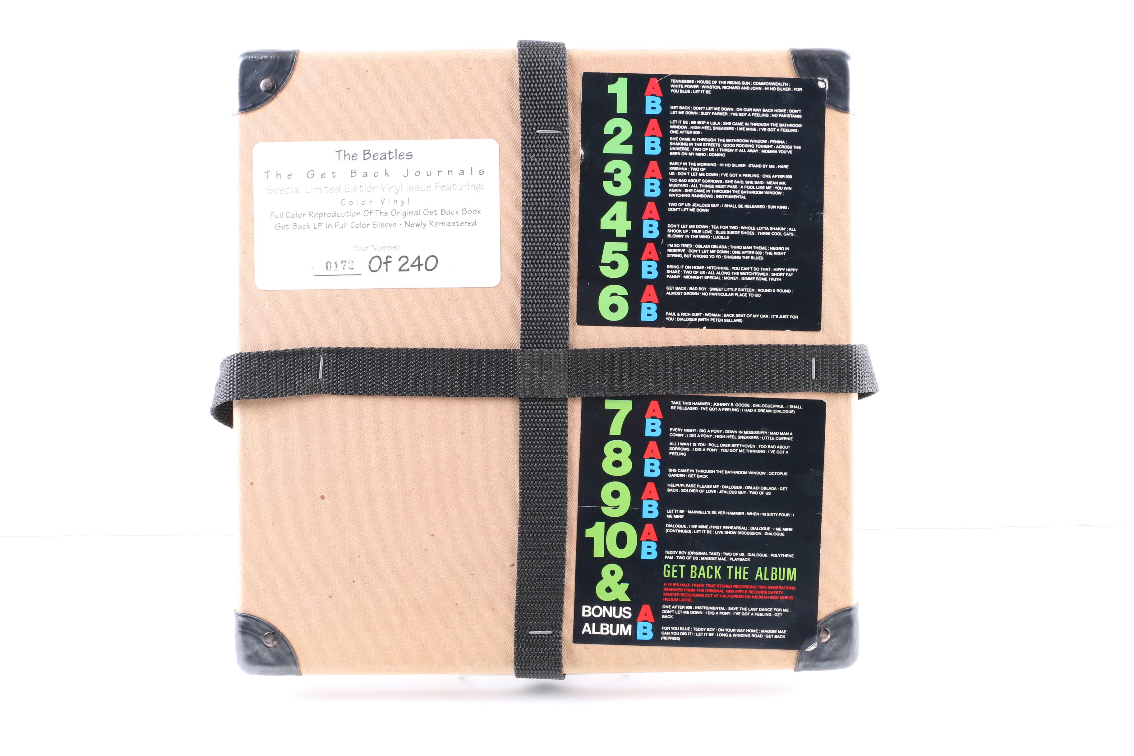 The Beatles "The Get Back Journals" Limited Edition Colored Vinyl Box Set