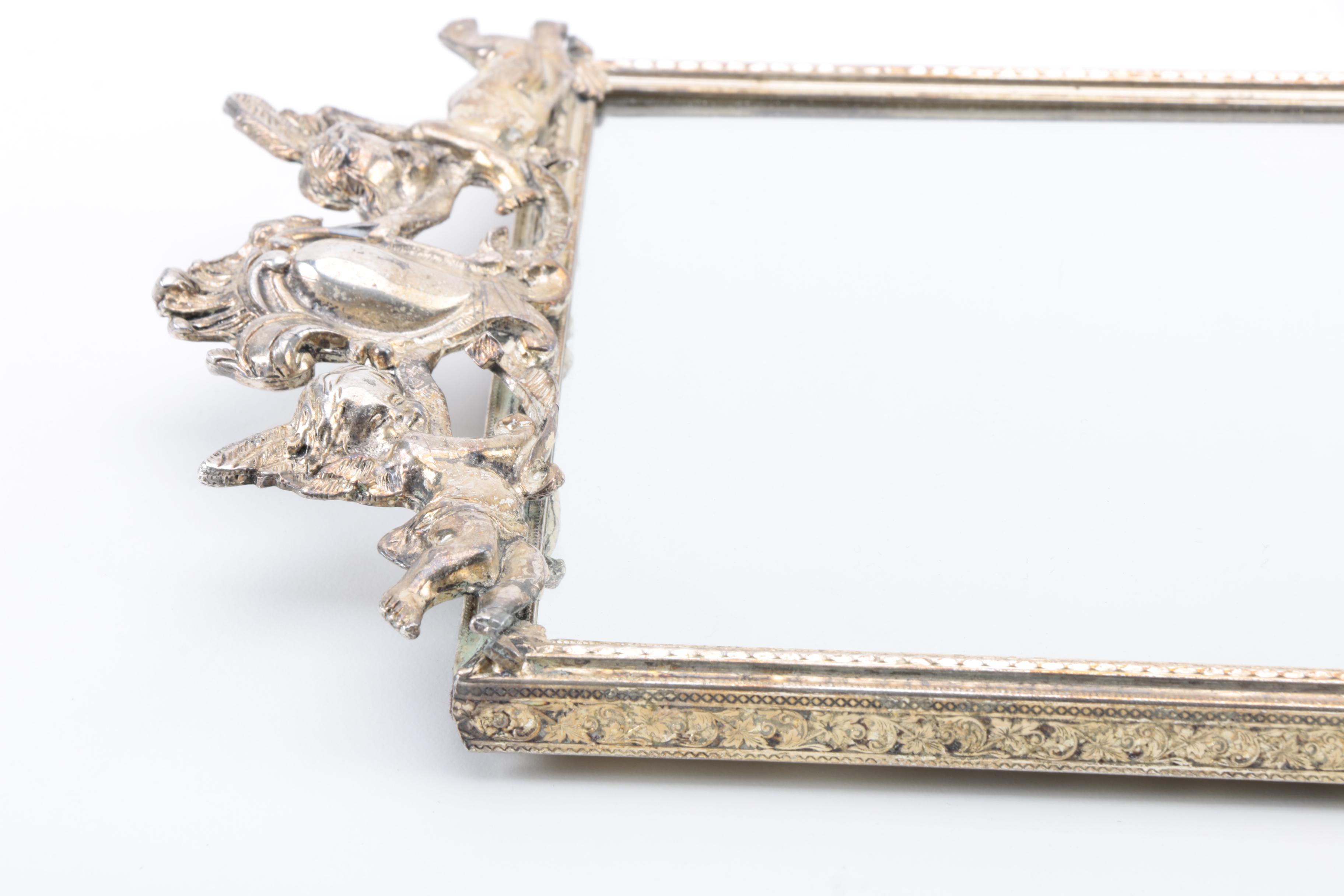 Ornate Mirror Vanity Tray