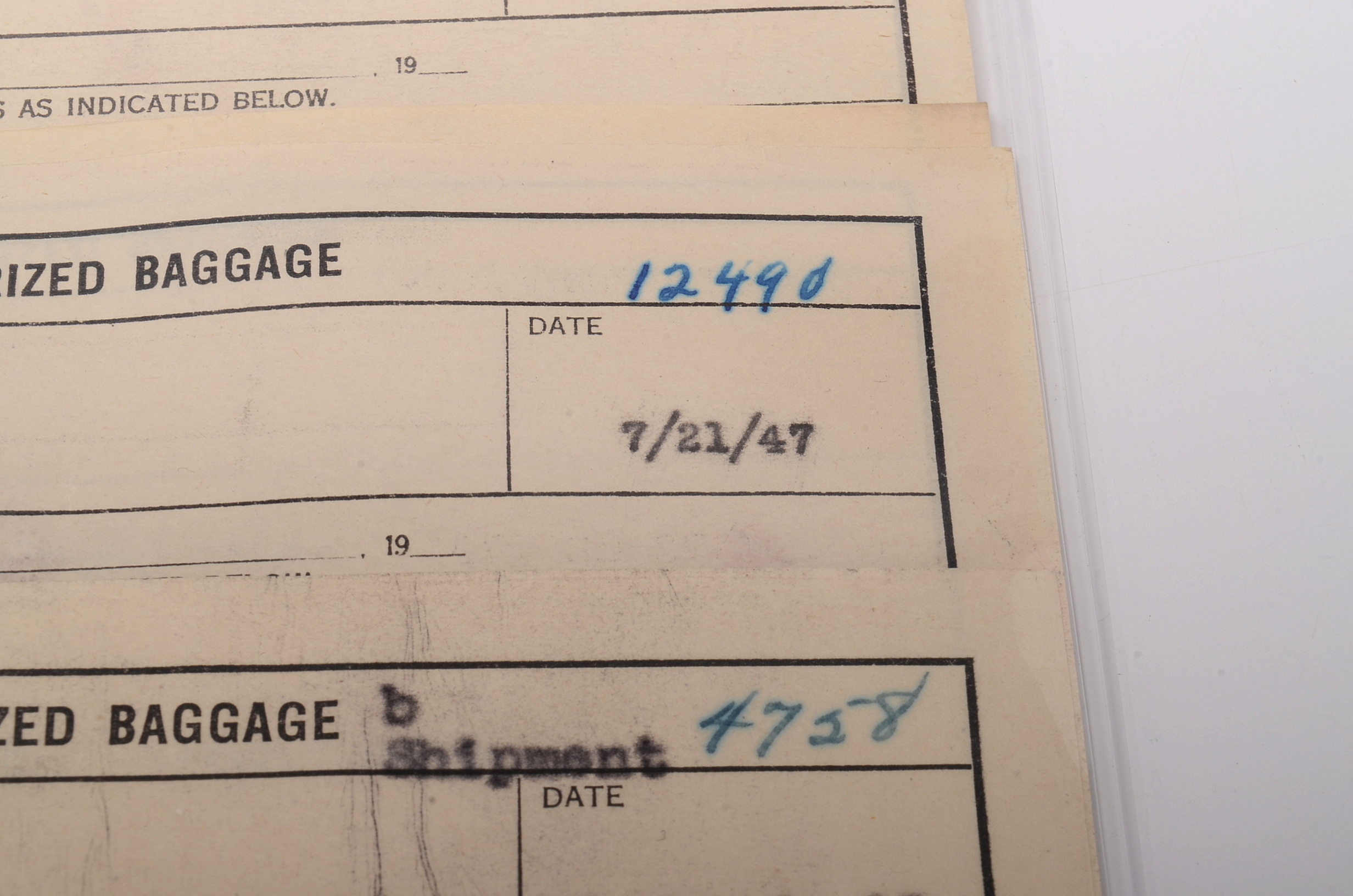 Collection of Signed Military Papers Featuring World War II Officers