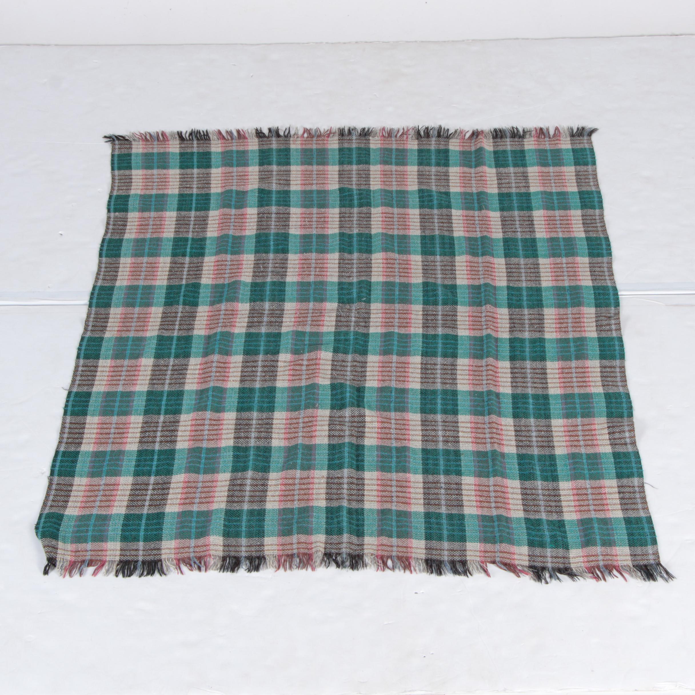 Vintage Scottish Wool Blanket