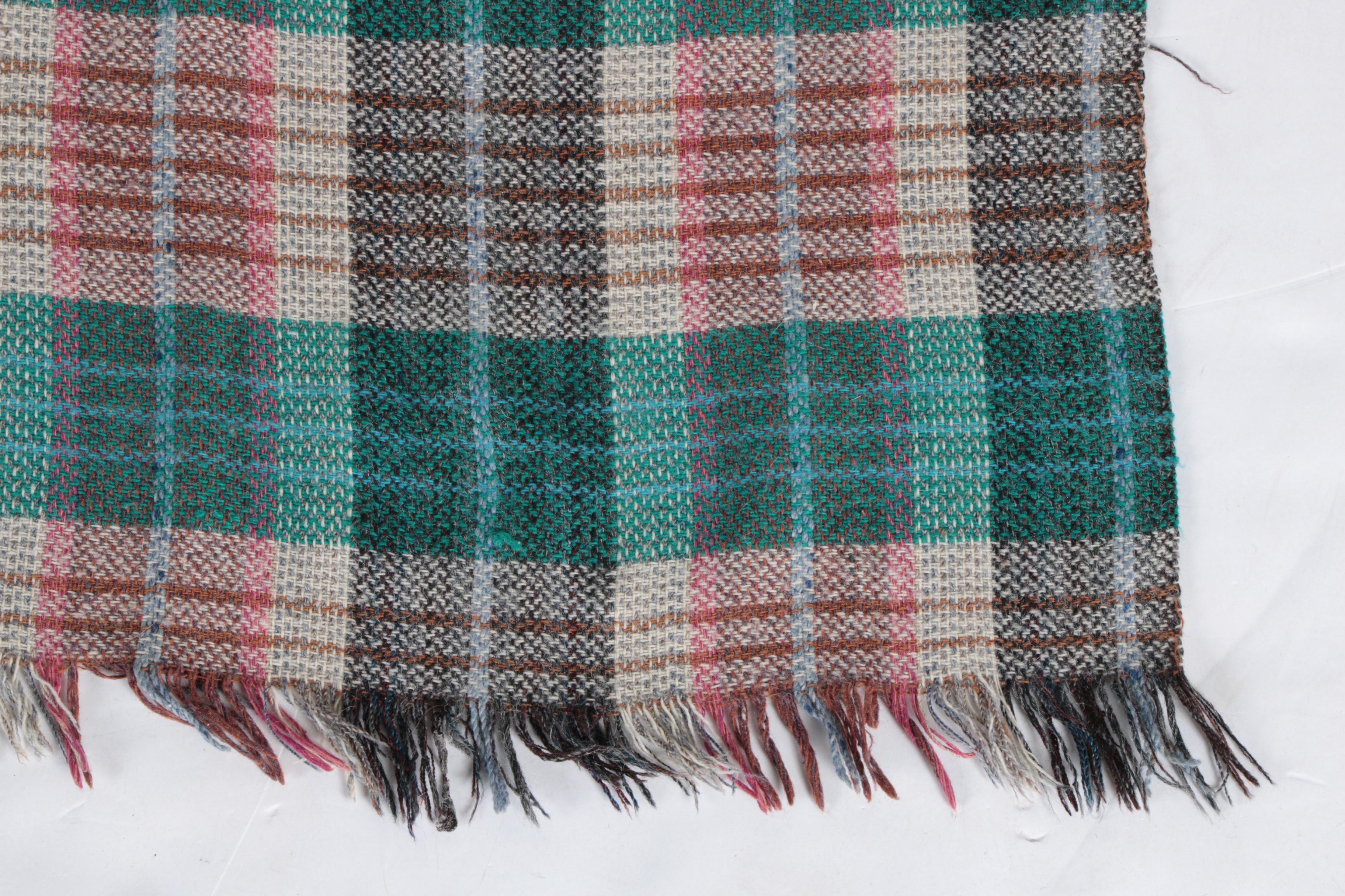 Vintage Scottish Wool Blanket