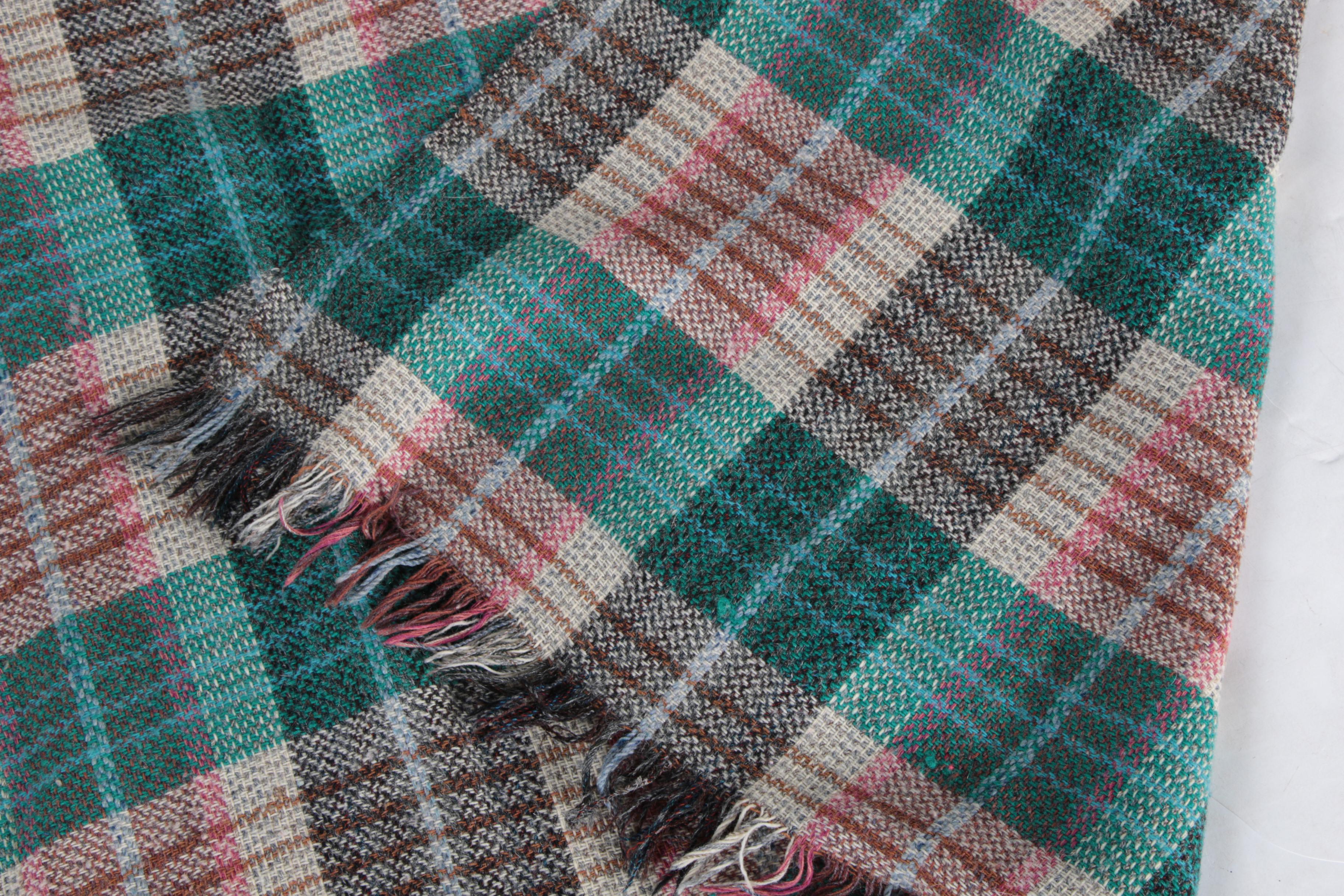 Vintage Scottish Wool Blanket