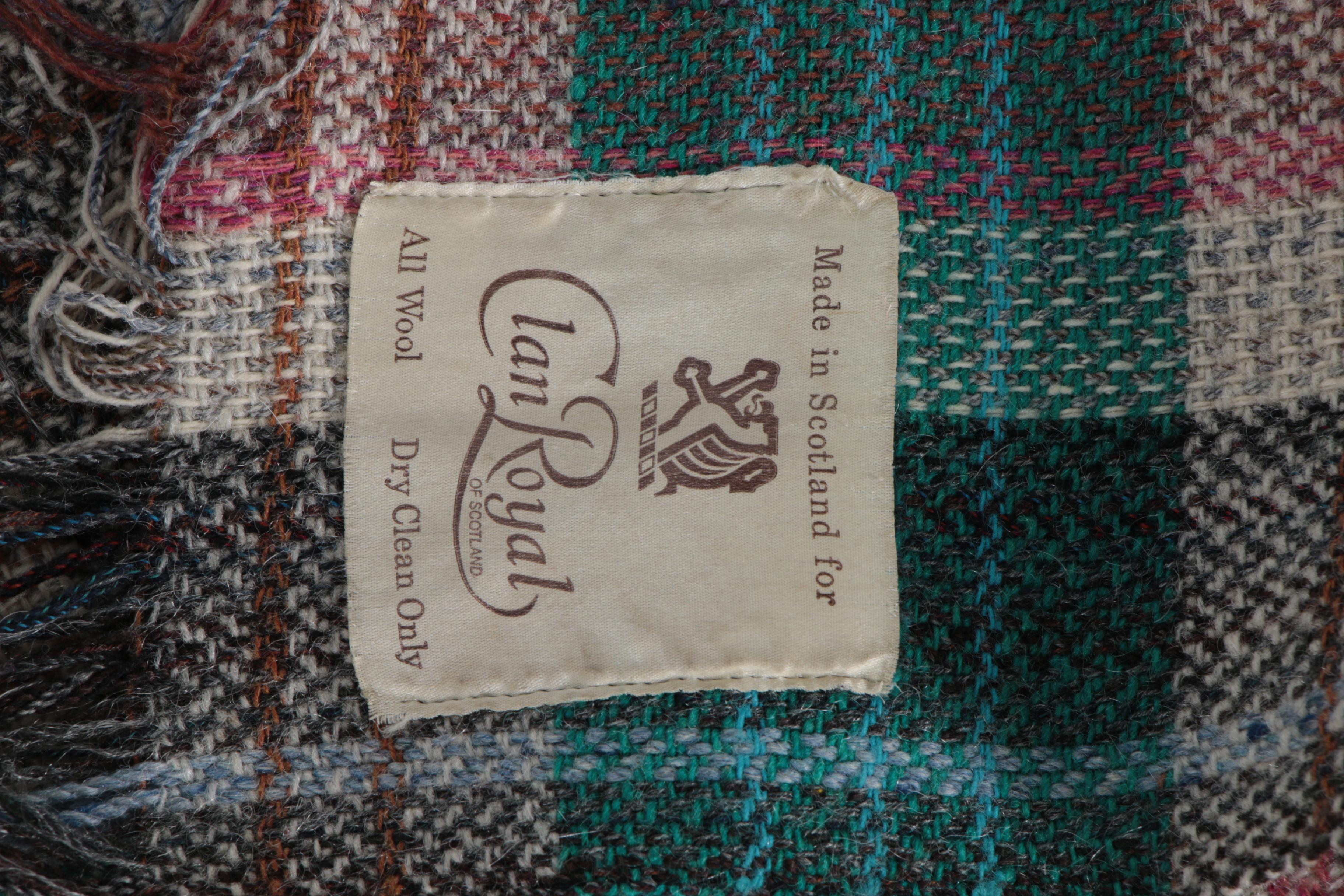 Vintage Scottish Wool Blanket
