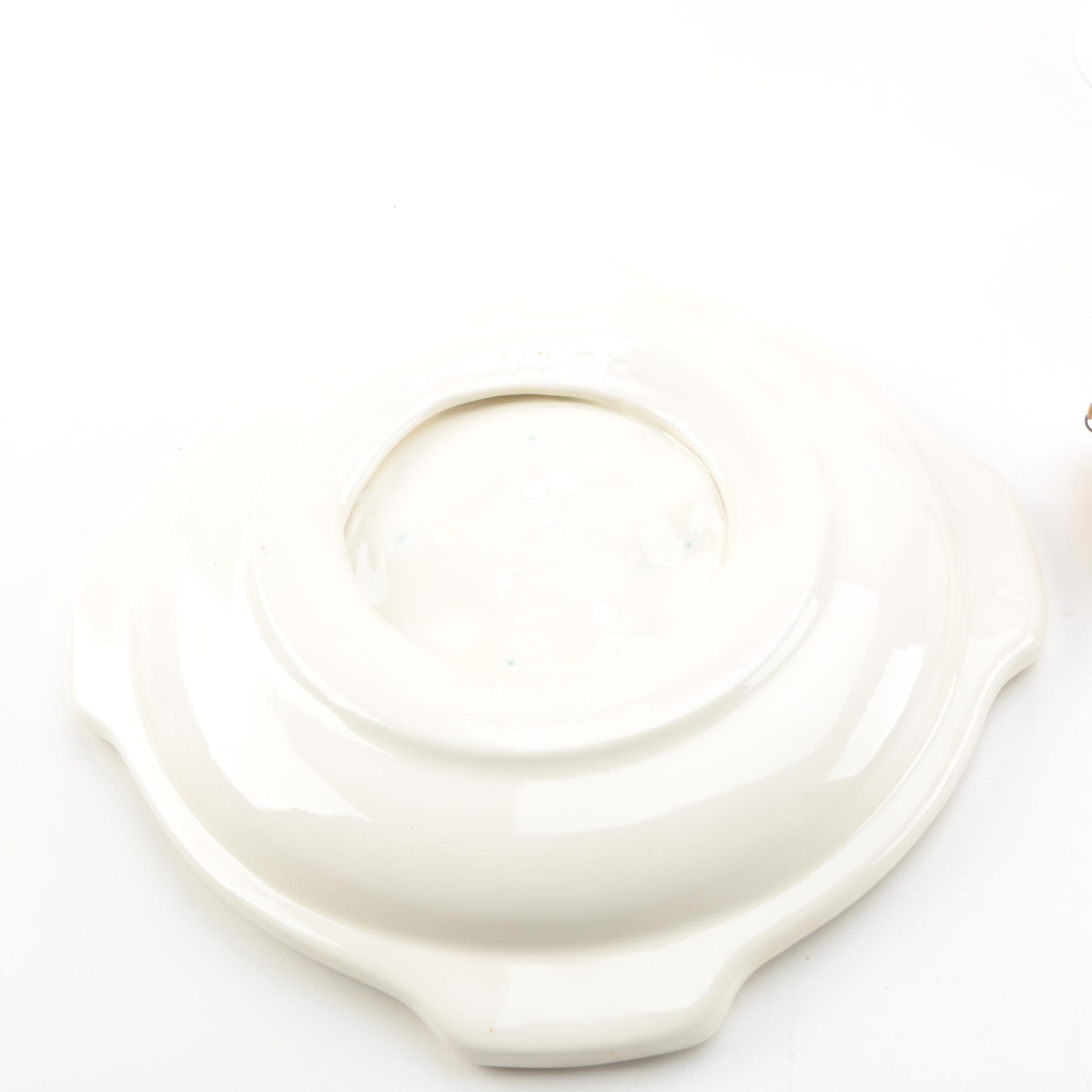 Christmas Decorations including a Godinger Ornament