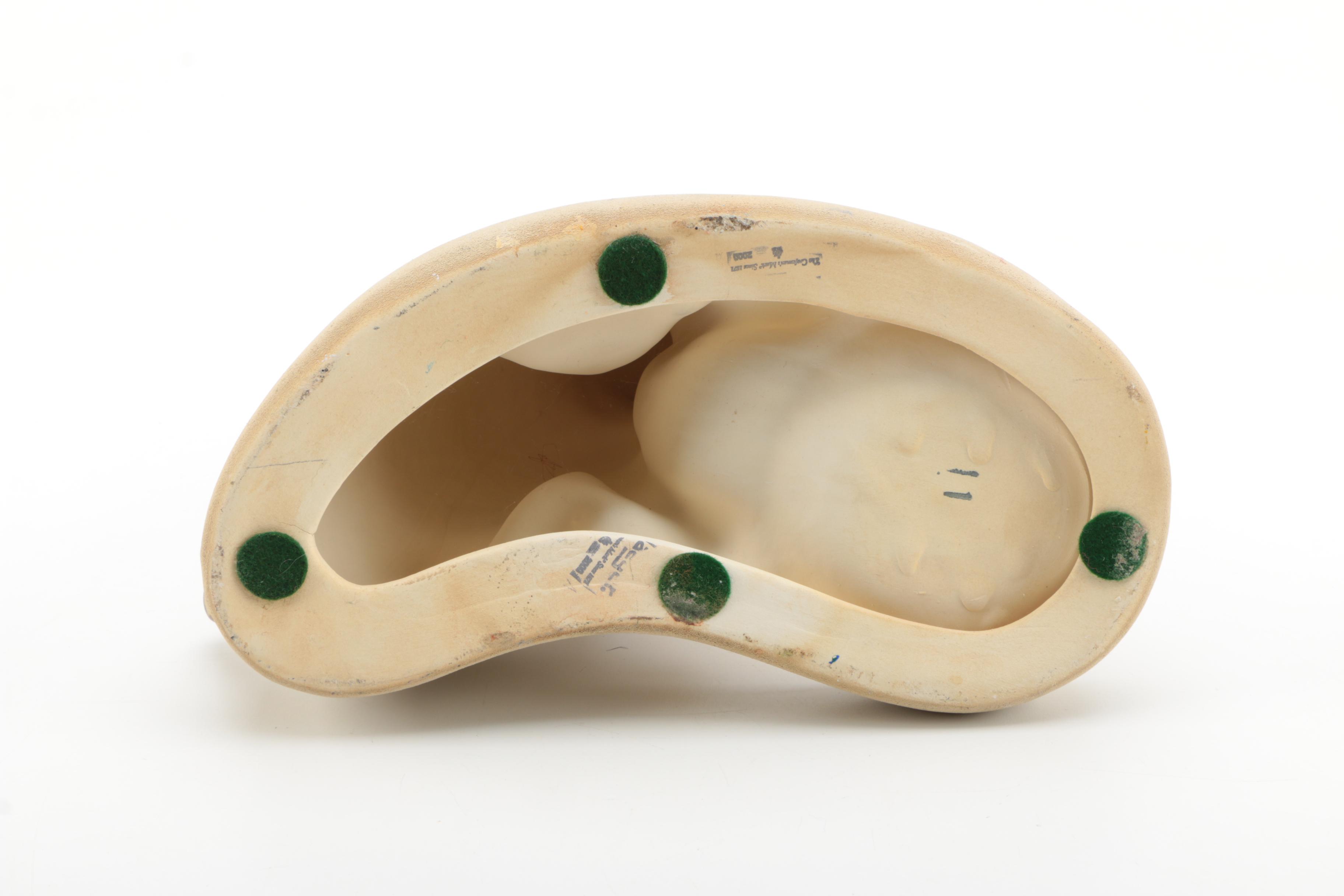 Haeger Ceramic Dog Statuette Trinket Dishes