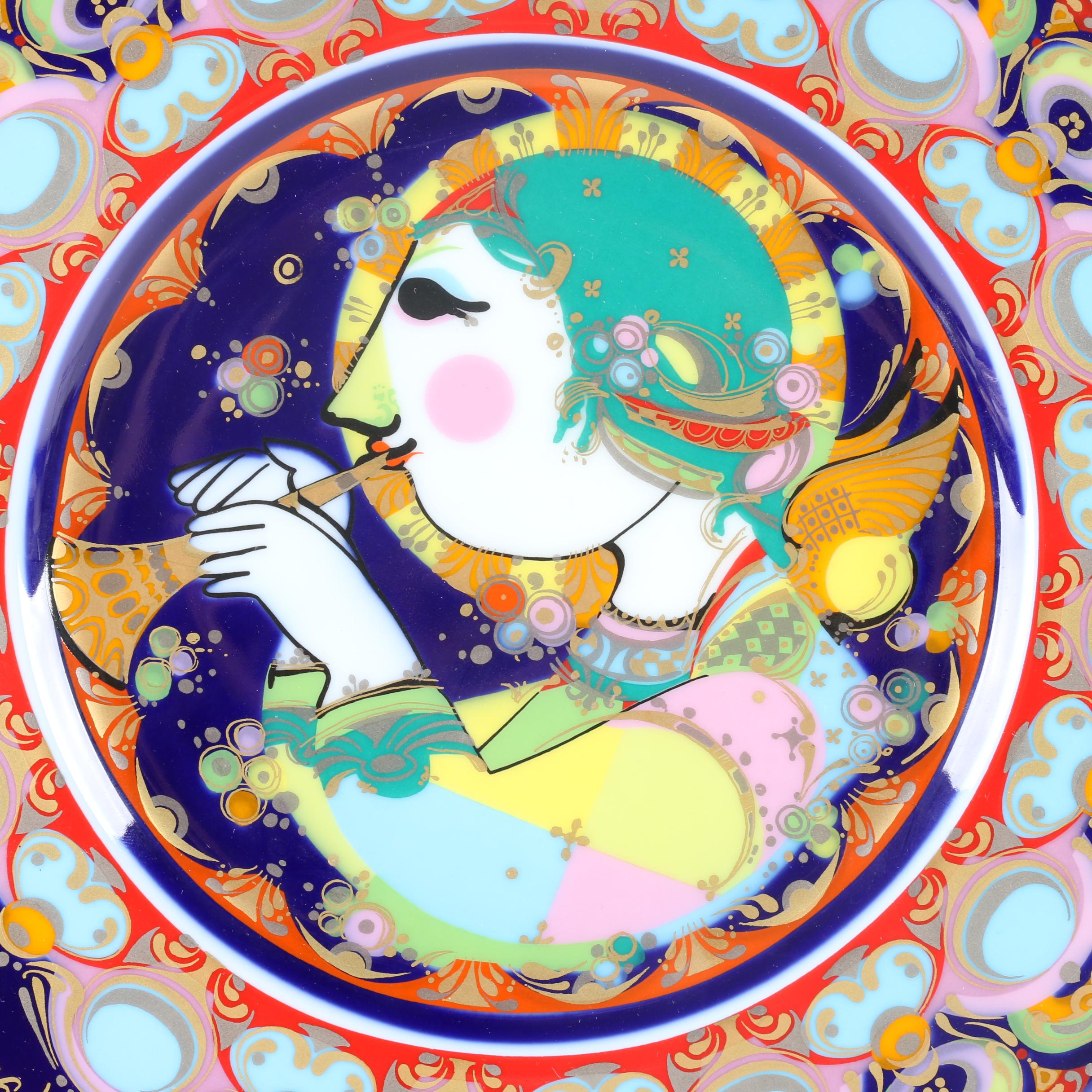 1970s Rosenthal Björn Wiinblad Collector Plates Featuring "Aladin"