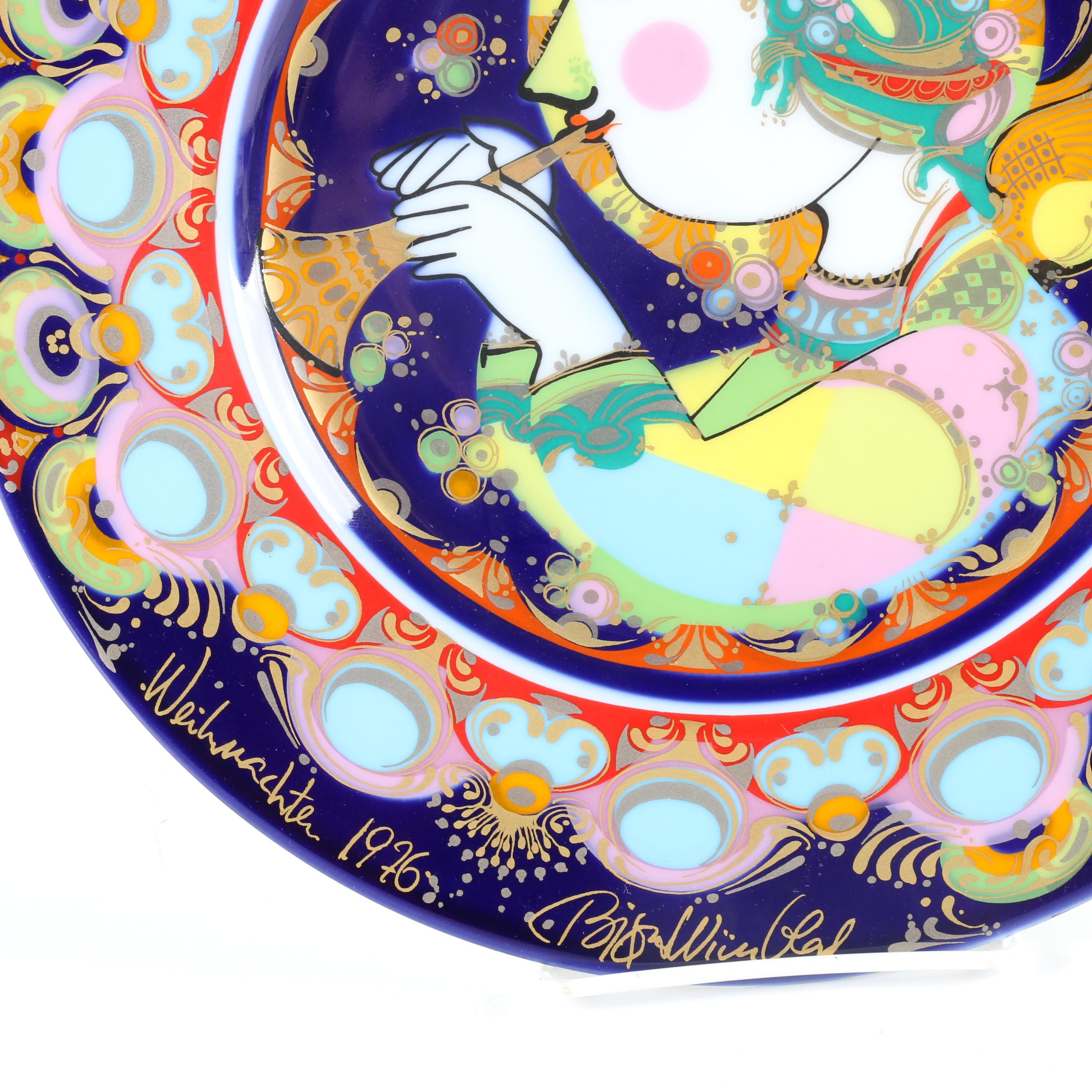 1970s Rosenthal Björn Wiinblad Collector Plates Featuring "Aladin"