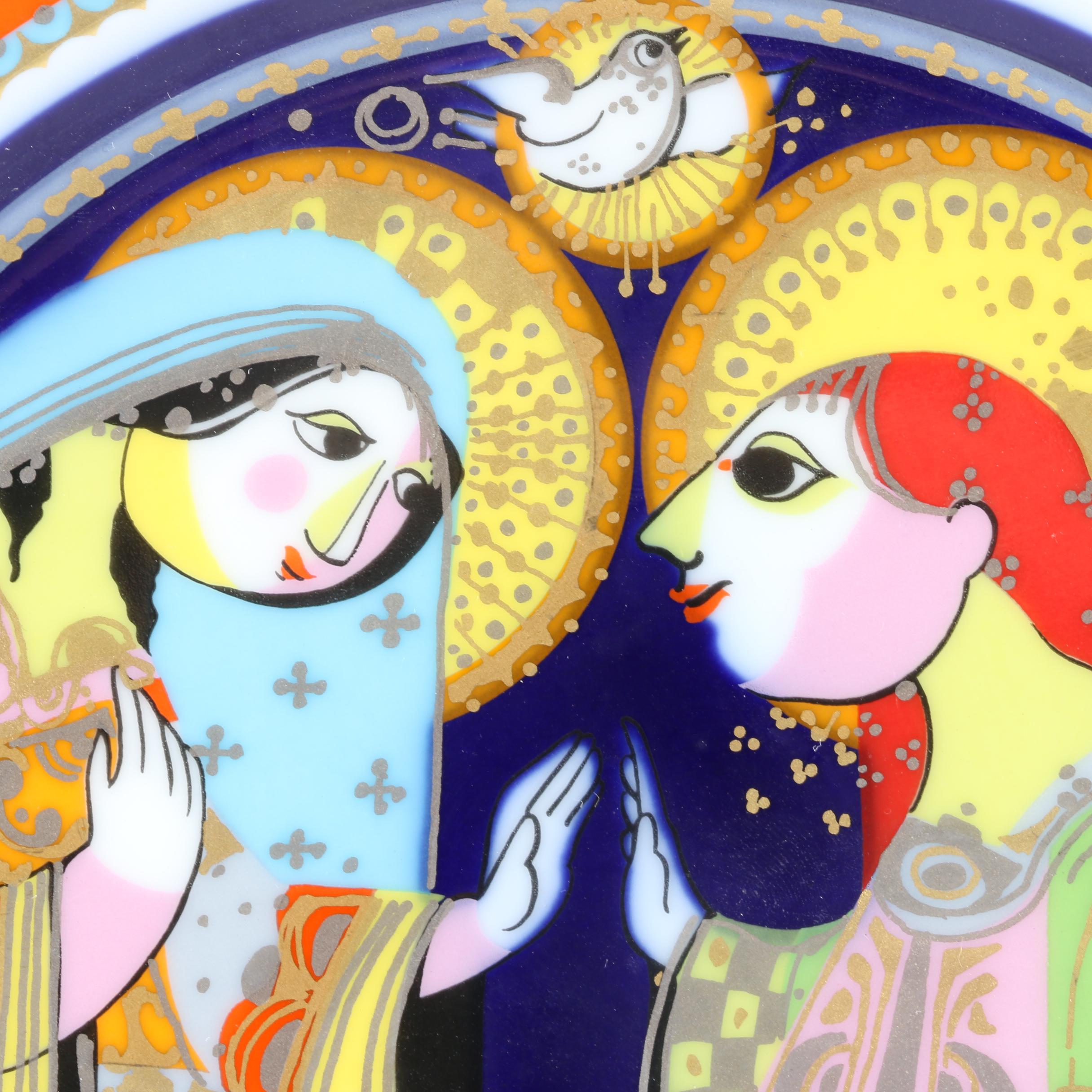 1970s Rosenthal Björn Wiinblad Collector Plates Featuring "Aladin"