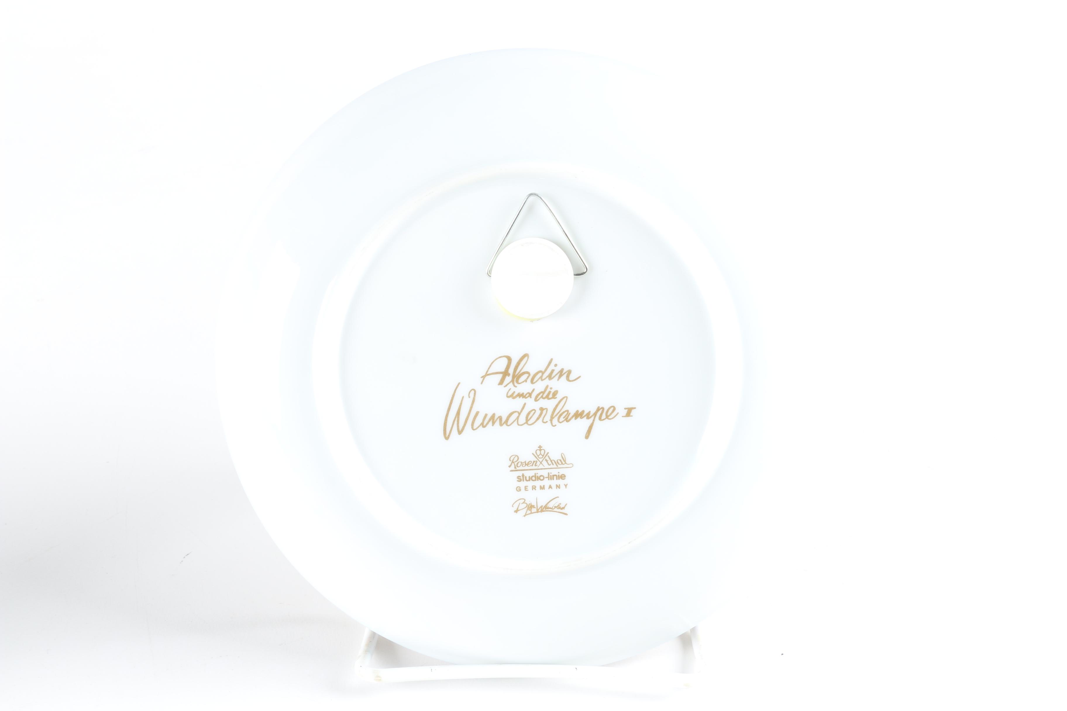 1970s Rosenthal Björn Wiinblad Collector Plates Featuring "Aladin"