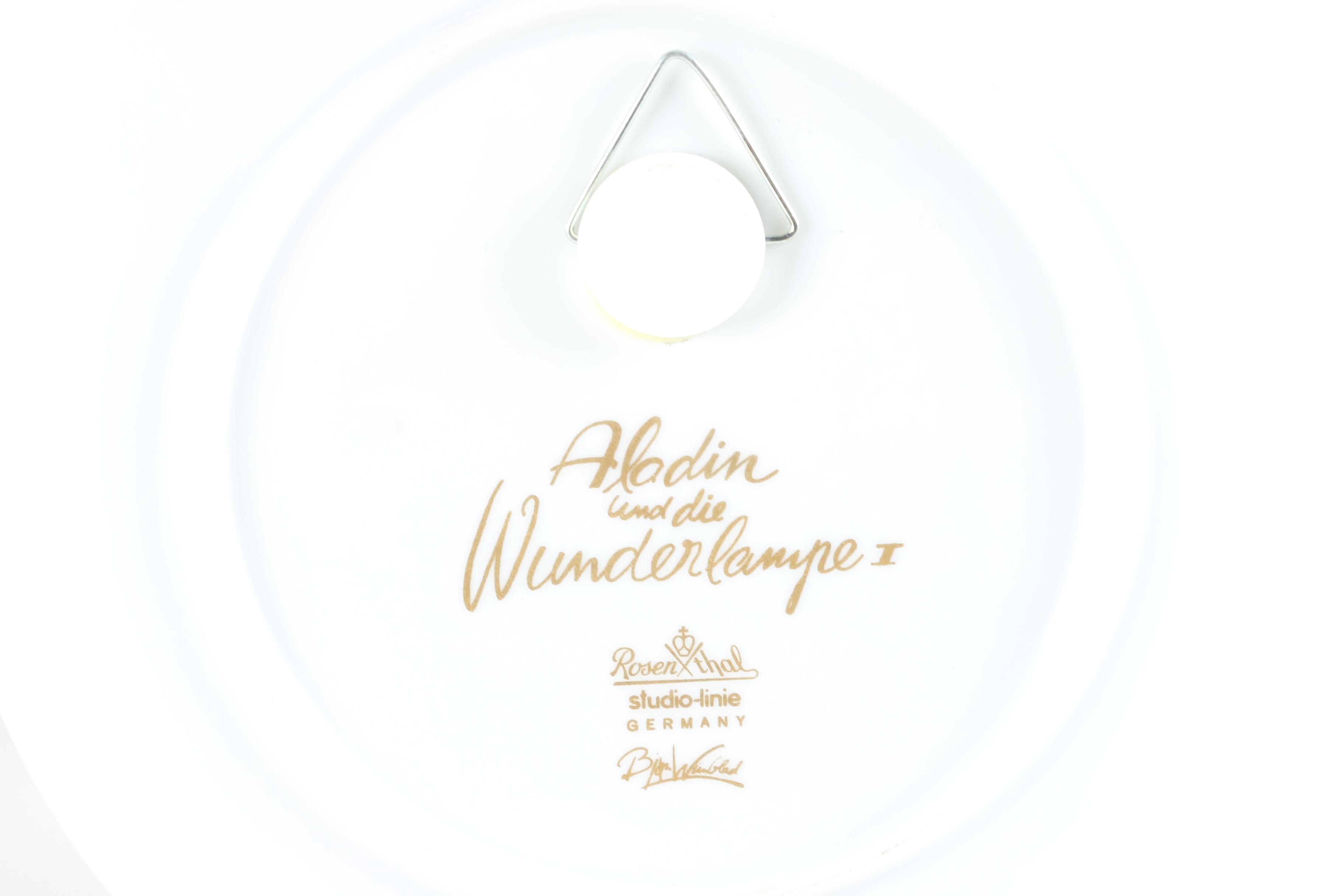 1970s Rosenthal Björn Wiinblad Collector Plates Featuring "Aladin"