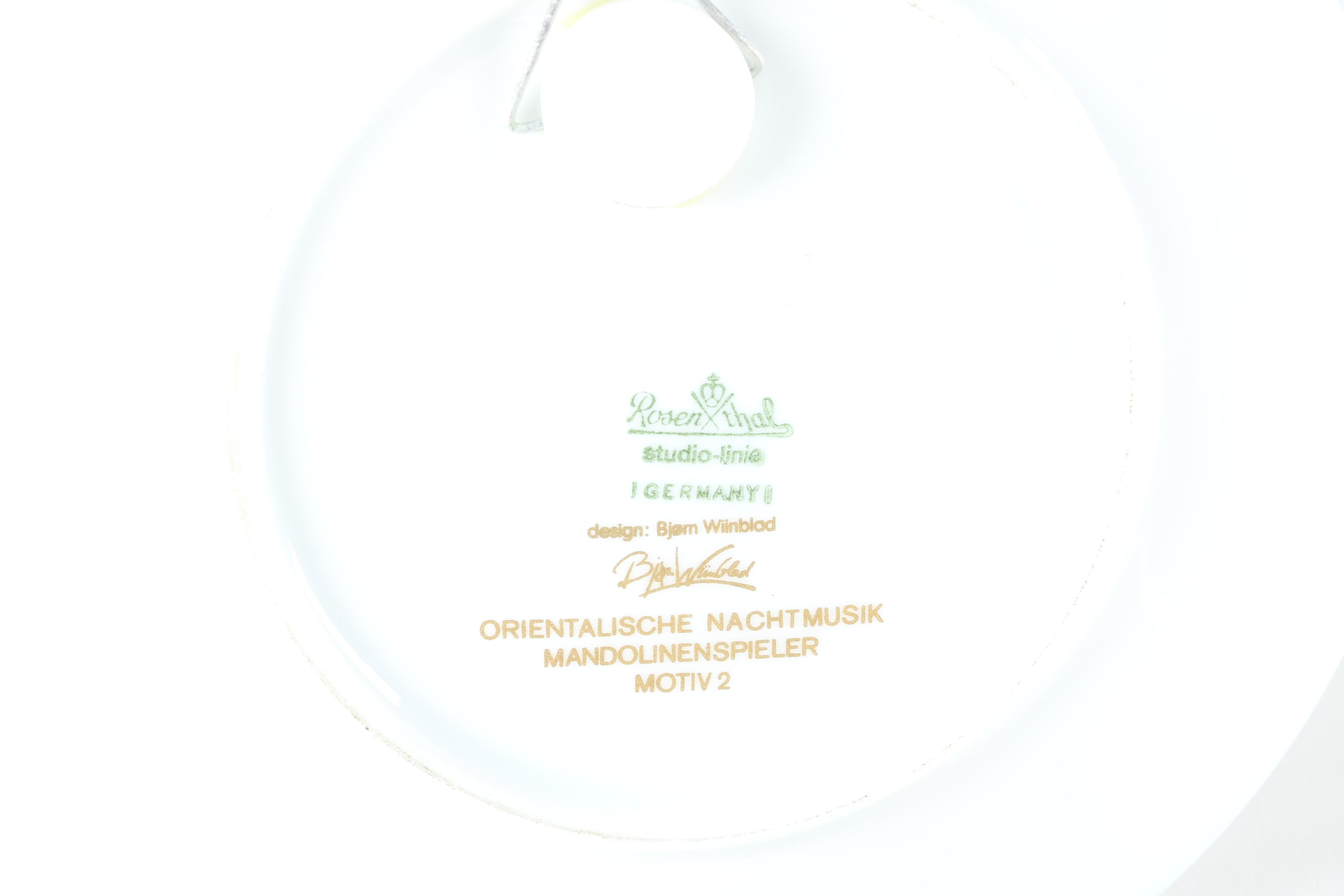 1970s Rosenthal Björn Wiinblad Collector Plates Featuring "Aladin"