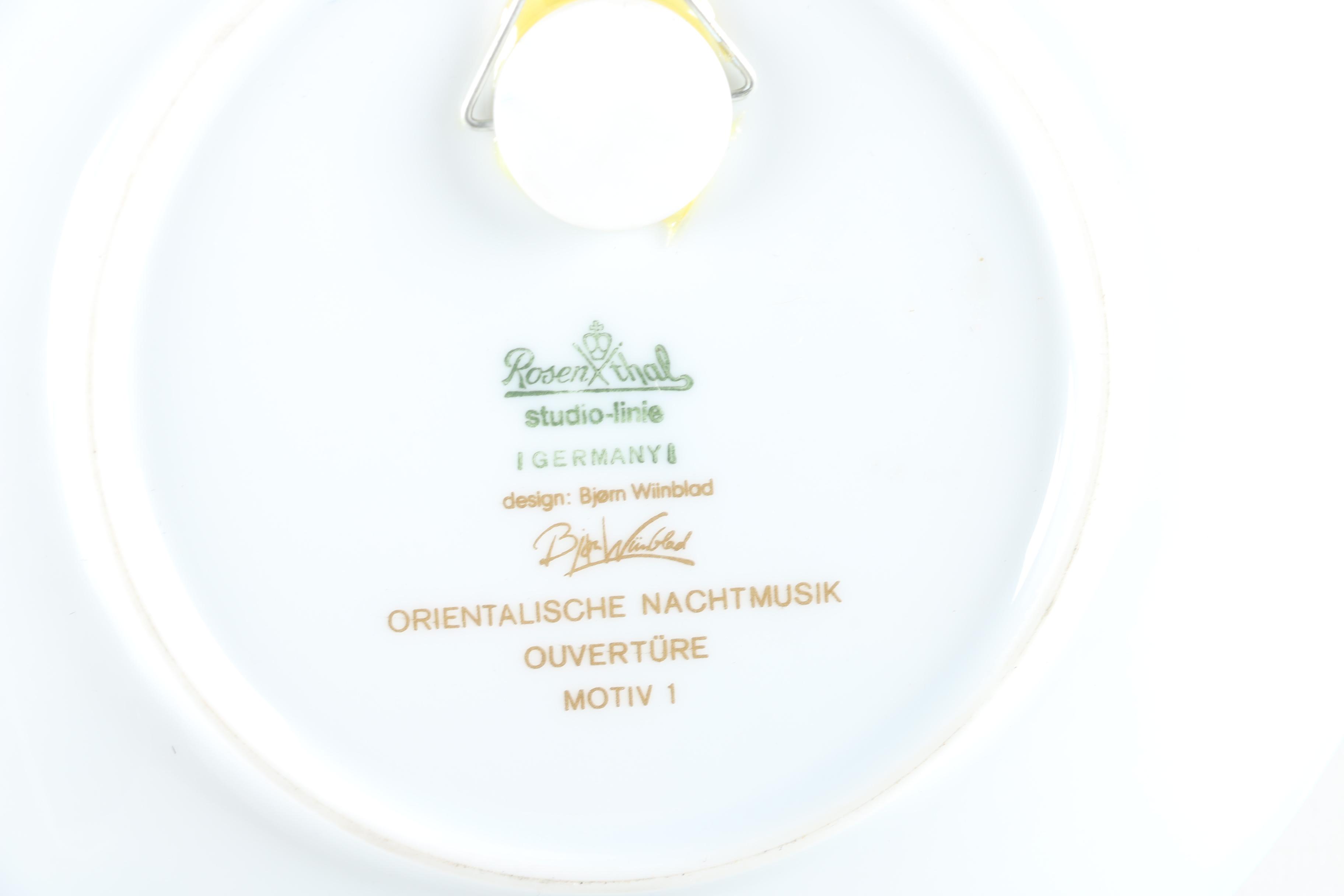 1970s Rosenthal Björn Wiinblad Collector Plates Featuring "Aladin"