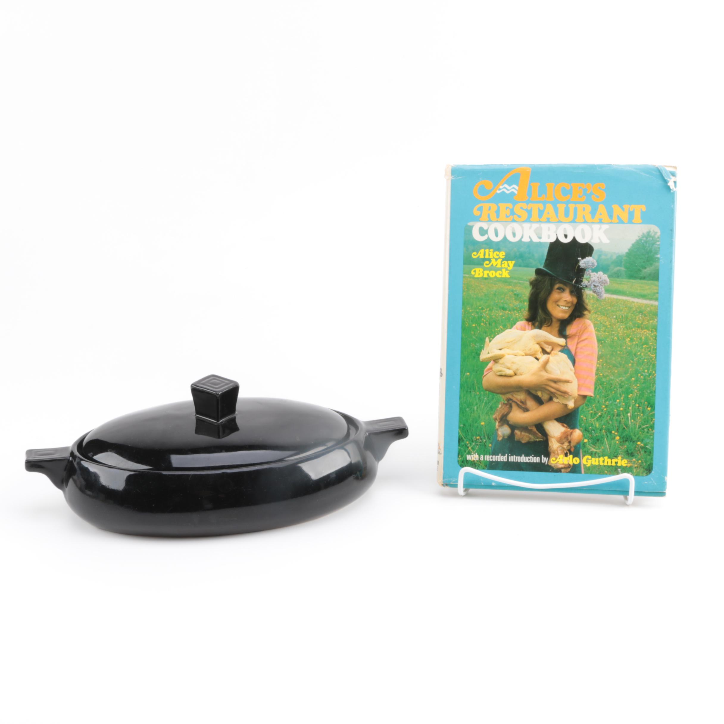 Kathi Urbach Earthen Crock Pot and a Cookbook