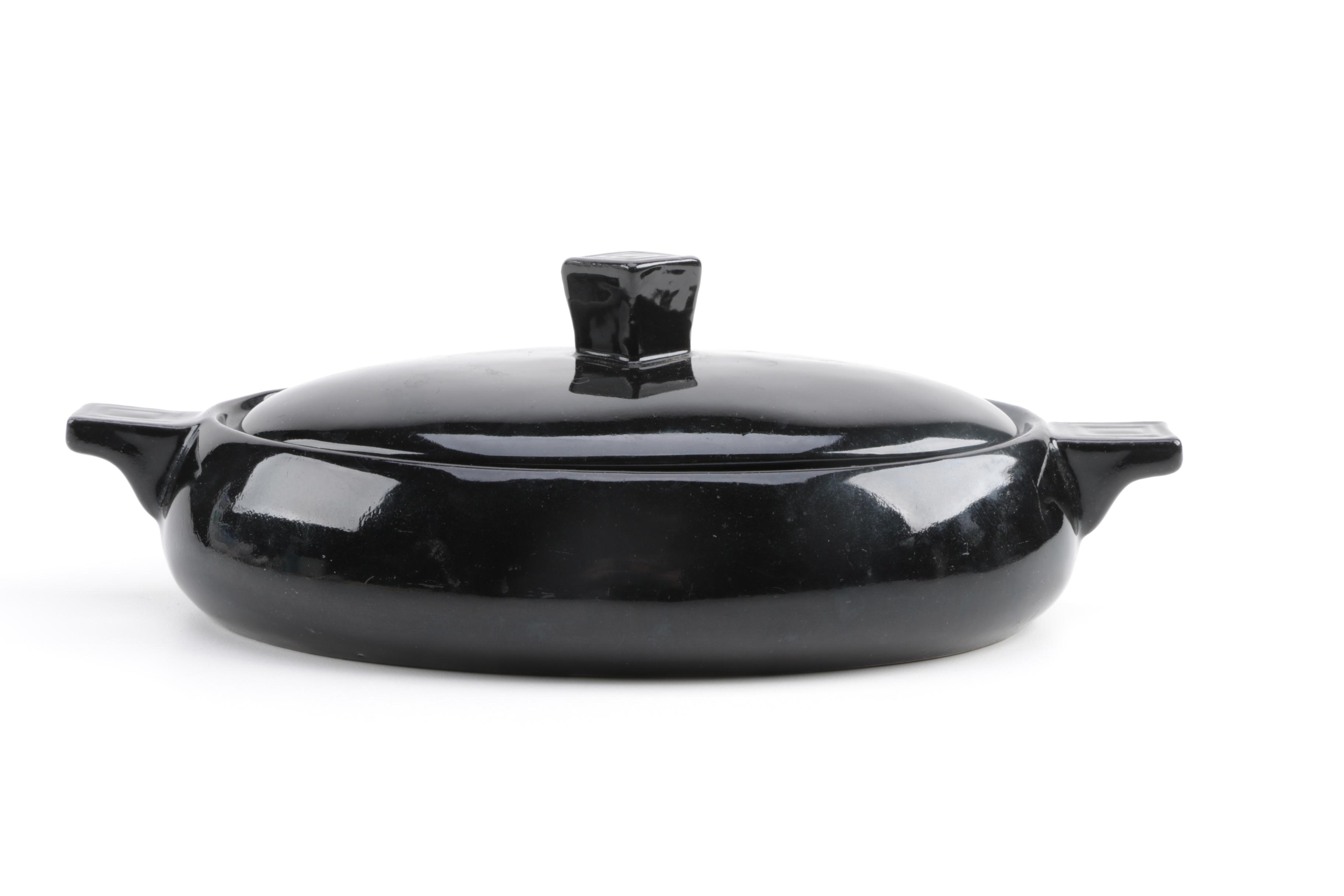 Kathi Urbach Earthen Crock Pot and a Cookbook