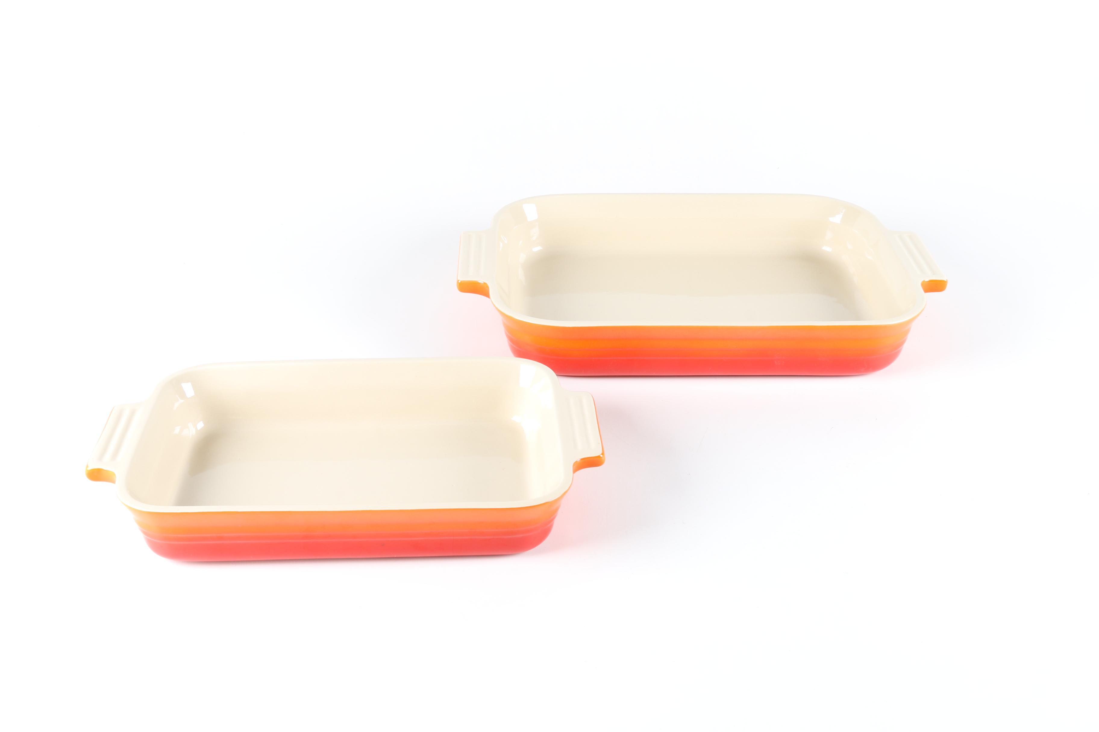 Le Creuset "Flame" Cast Enamel Bakeware
