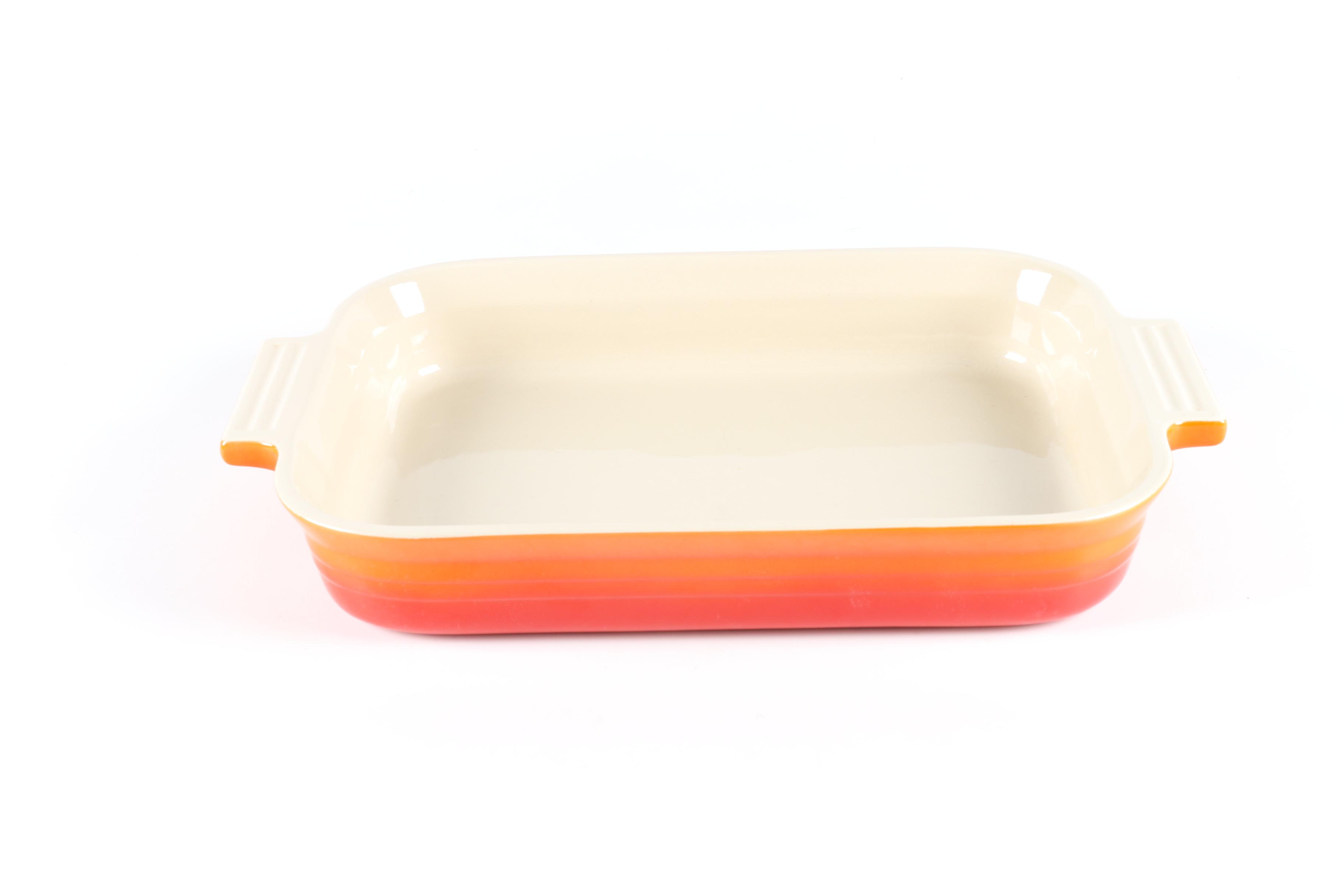Le Creuset "Flame" Cast Enamel Bakeware