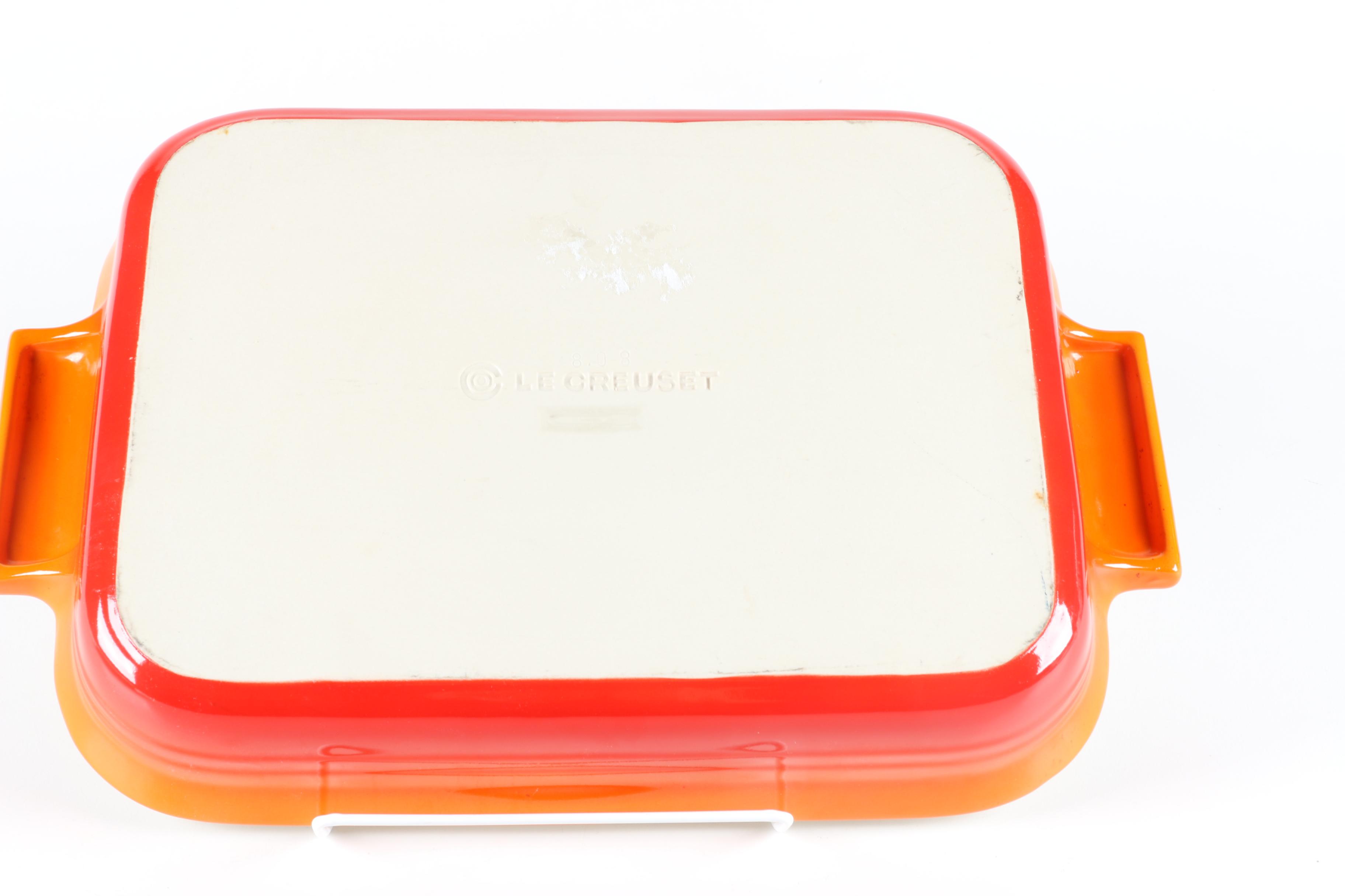 Le Creuset "Flame" Cast Enamel Bakeware
